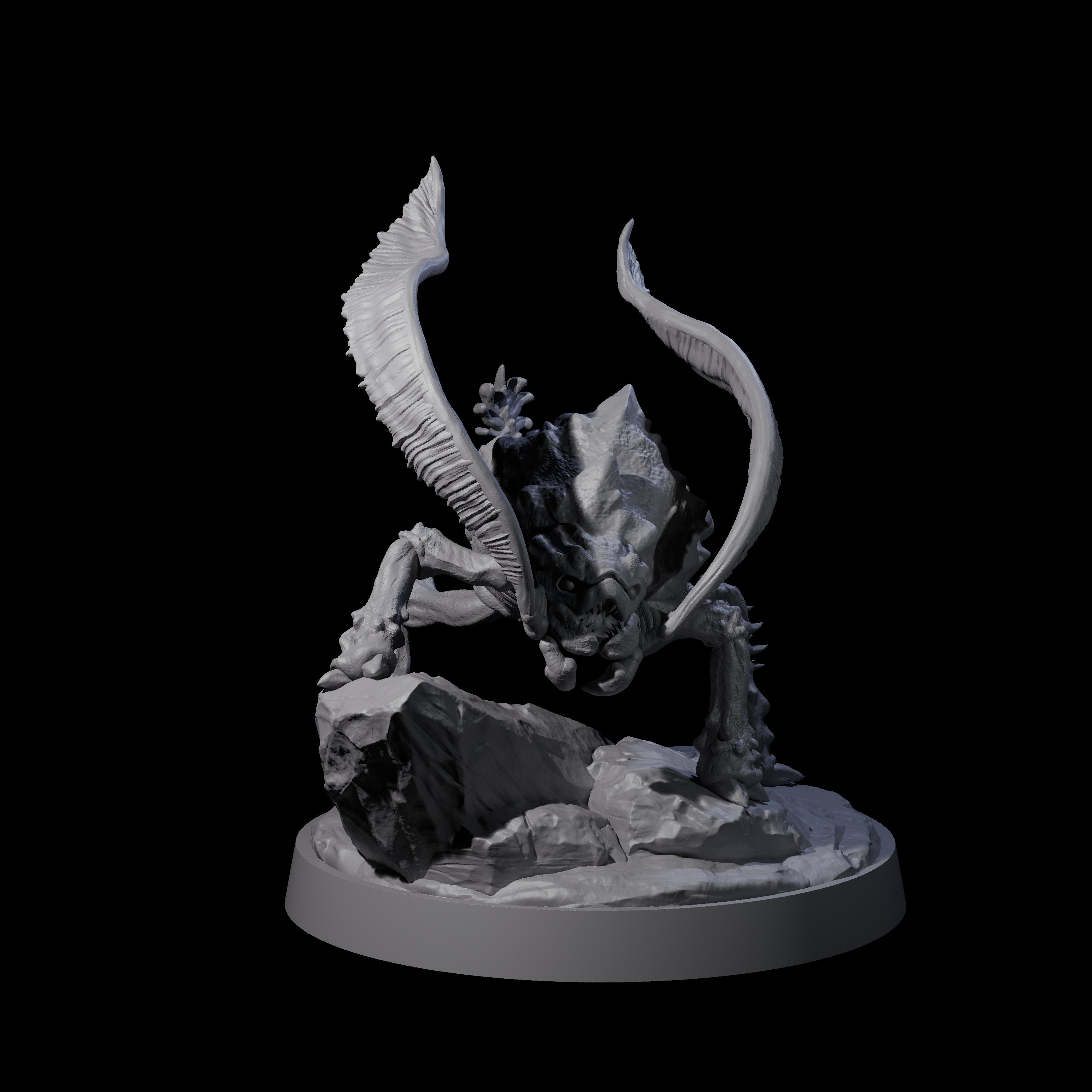 Skittering Rust Monster Miniature for Dungeons and Dragons, Pathfinder or other TTRPGs