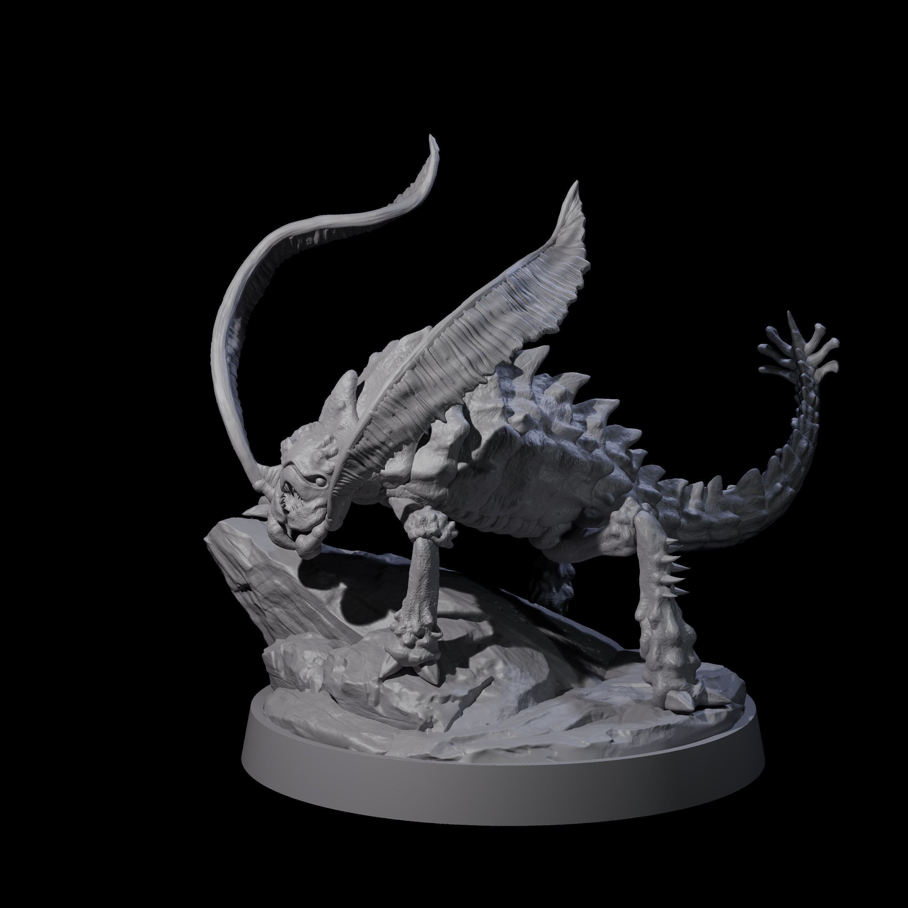 Skittering Rust Monster Miniature for Dungeons and Dragons, Pathfinder or other TTRPGs