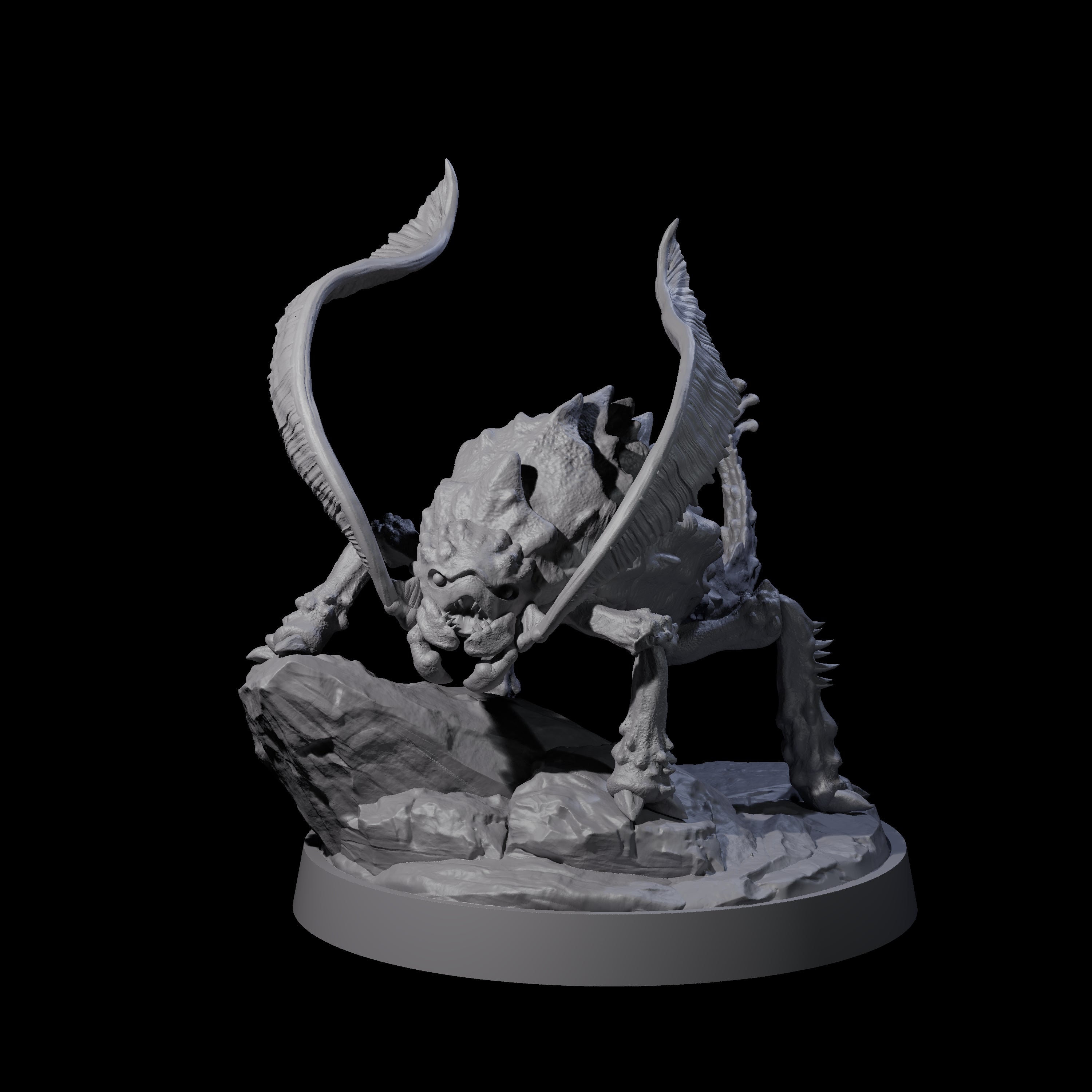 Skittering Rust Monster Miniature for Dungeons and Dragons, Pathfinder or other TTRPGs