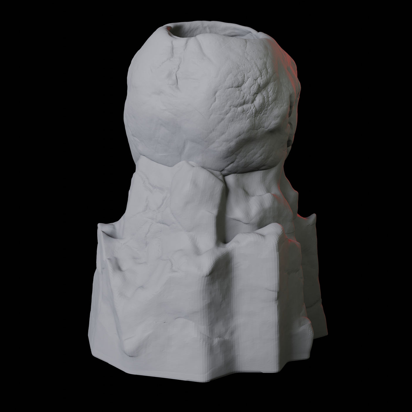 Skull Mountain Dice Tower Miniature for Dungeons and Dragons, Pathfinder or other TTRPGs