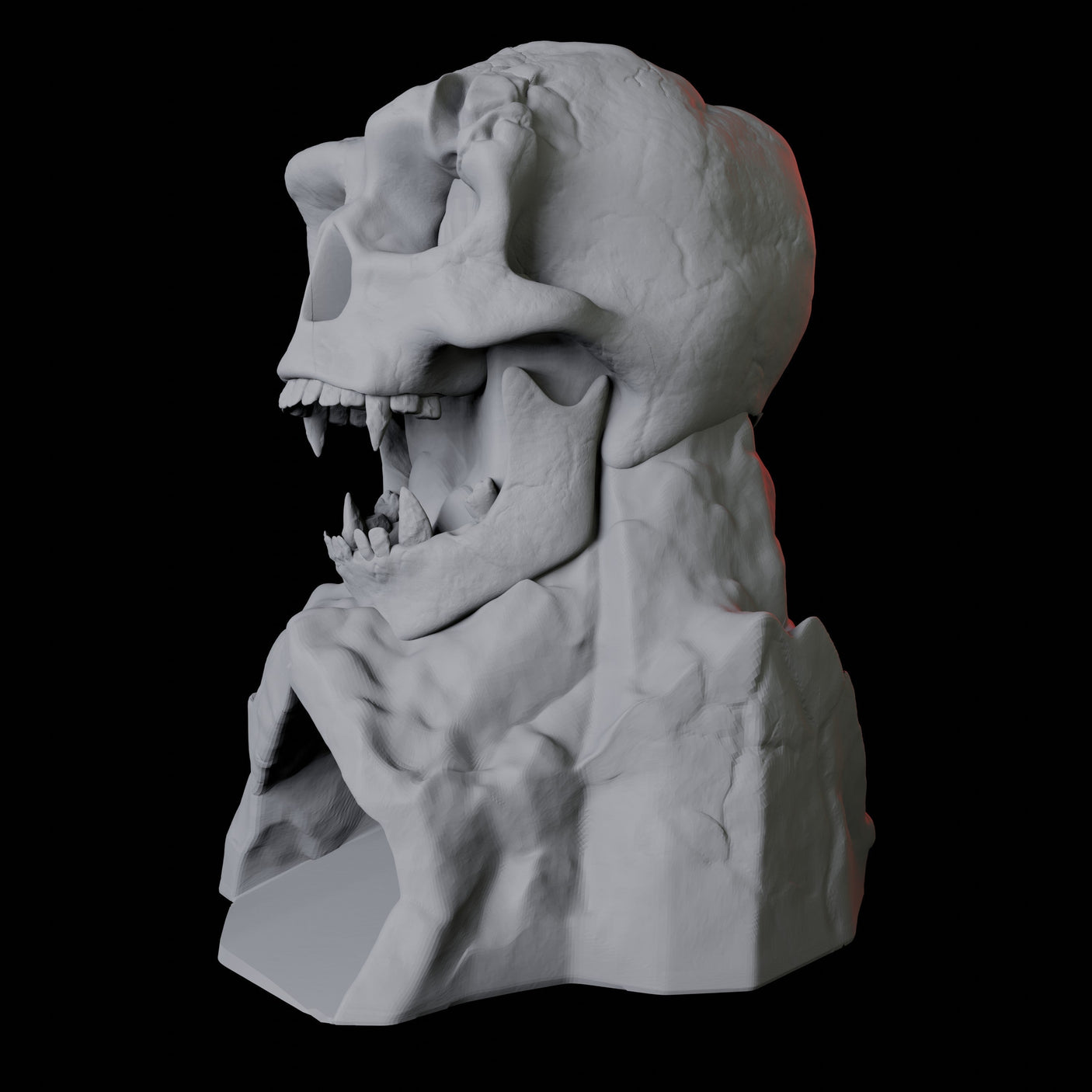 Skull Mountain Dice Tower Miniature for Dungeons and Dragons, Pathfinder or other TTRPGs