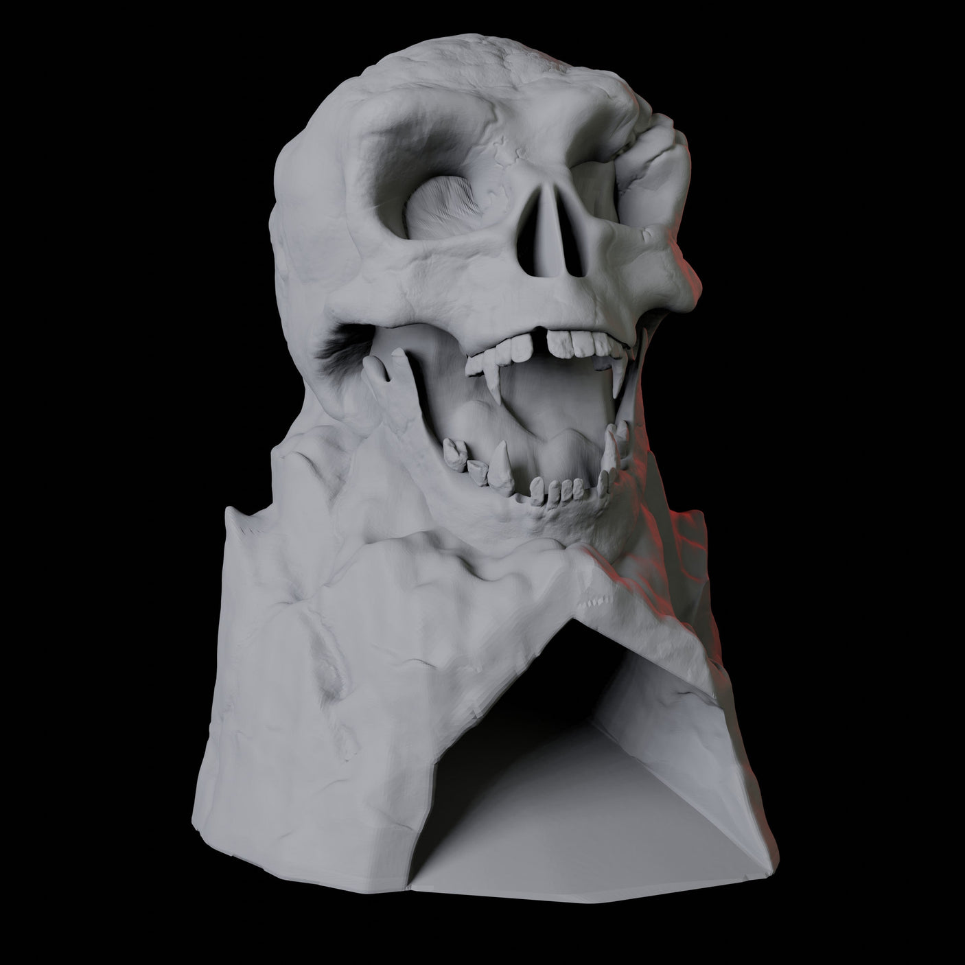 Skull Mountain Dice Tower Miniature for Dungeons and Dragons, Pathfinder or other TTRPGs