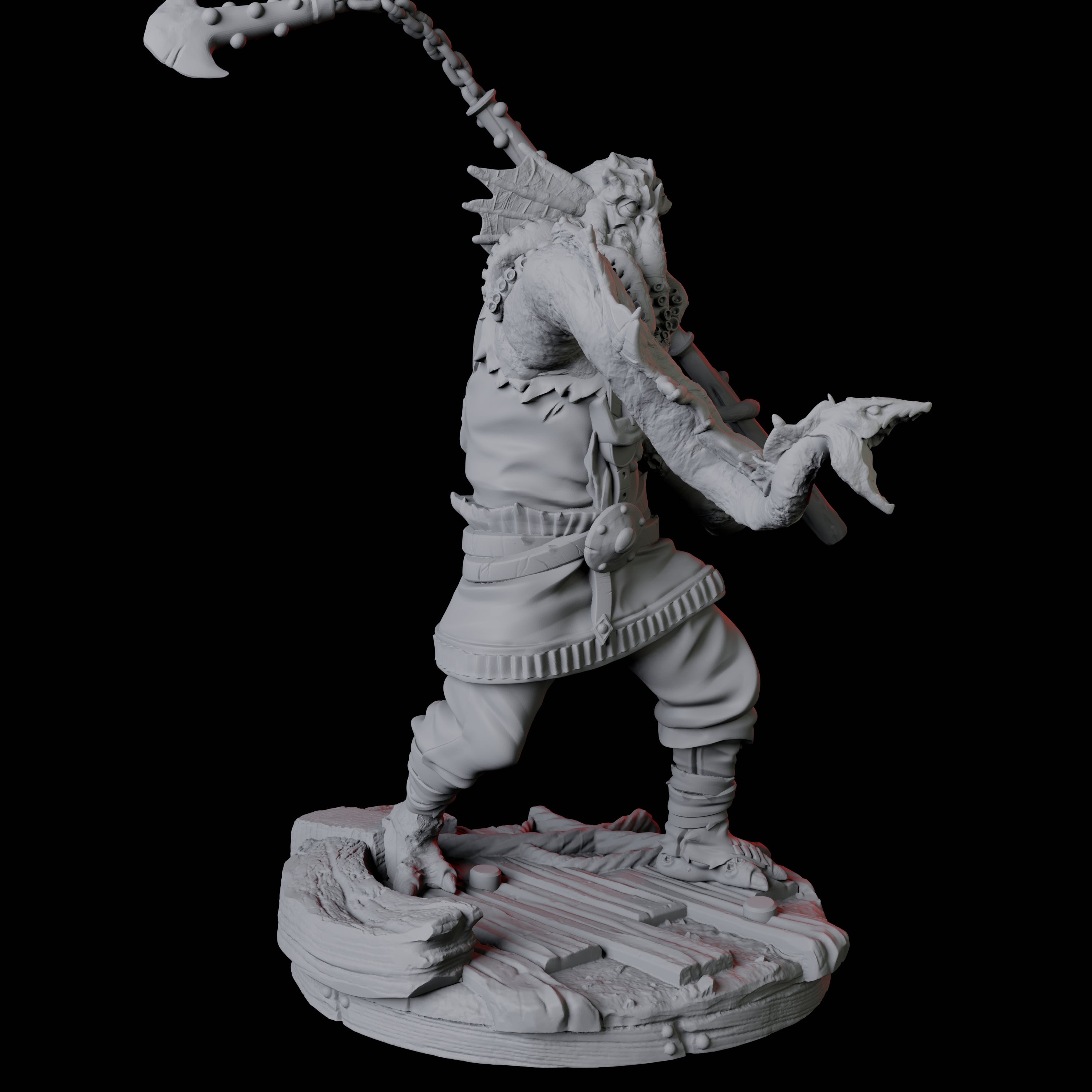 Sky Kraken Acolyte A Miniature for Dungeons and Dragons, Pathfinder or other TTRPGs