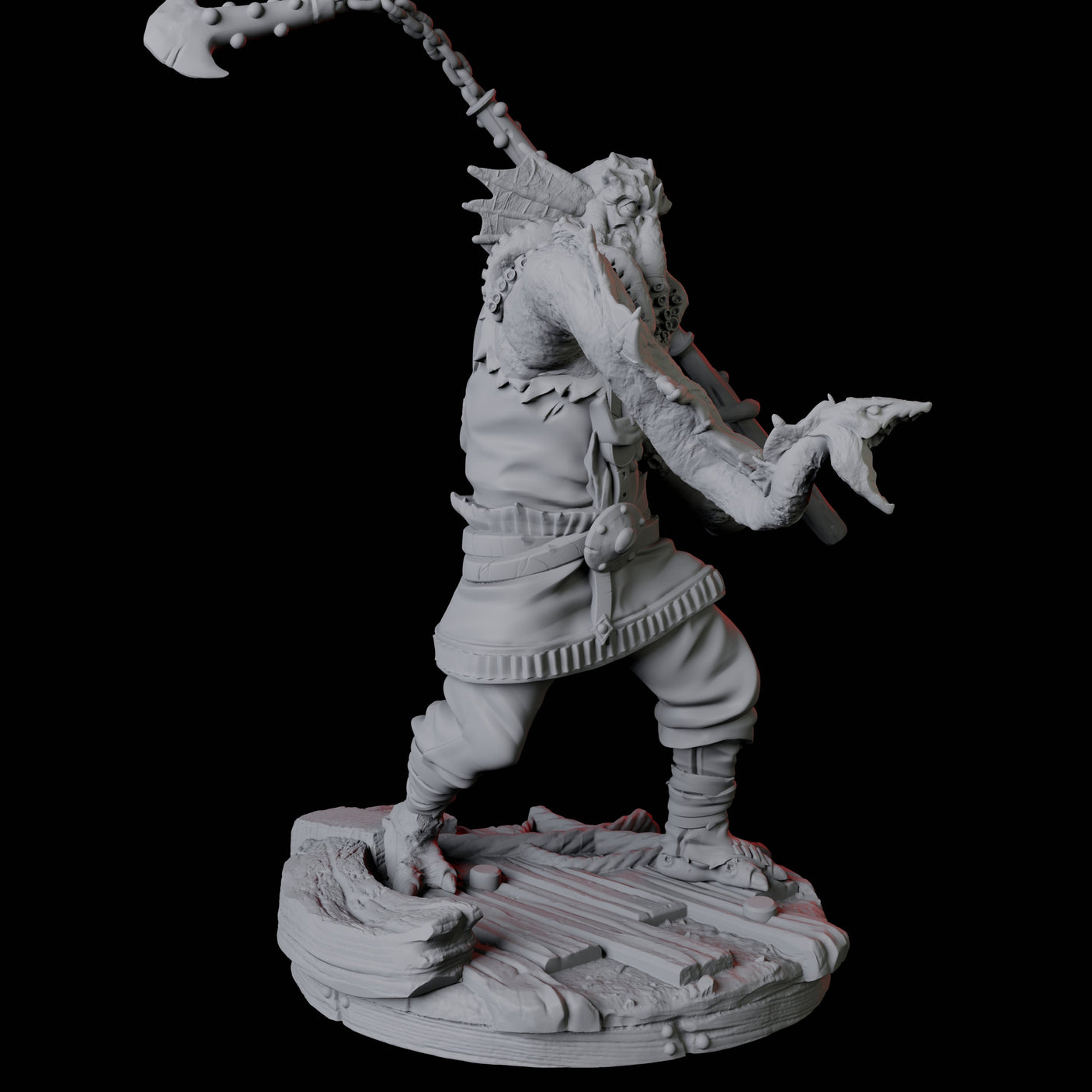 Sky Kraken Acolyte A Miniature for Dungeons and Dragons, Pathfinder or other TTRPGs