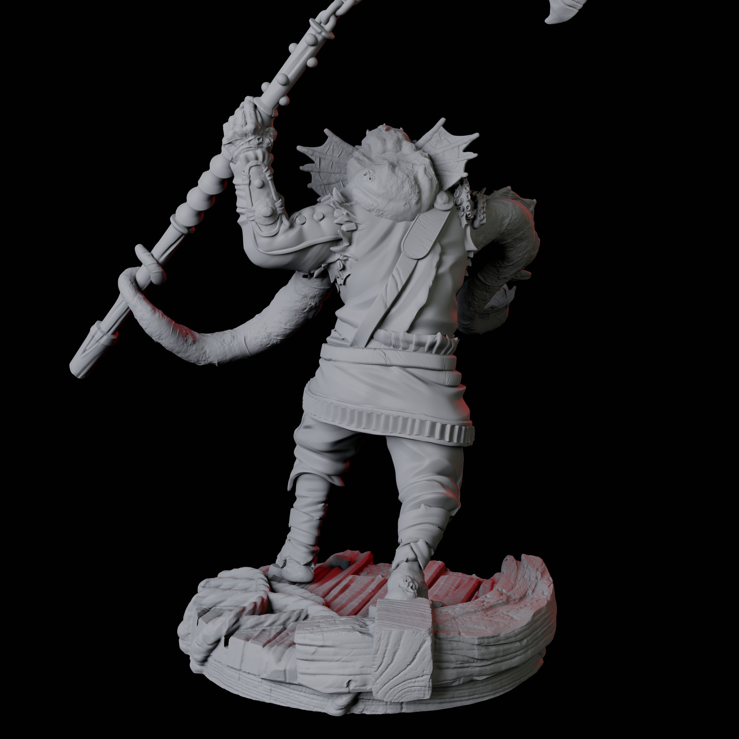 Sky Kraken Acolyte A Miniature for Dungeons and Dragons, Pathfinder or other TTRPGs