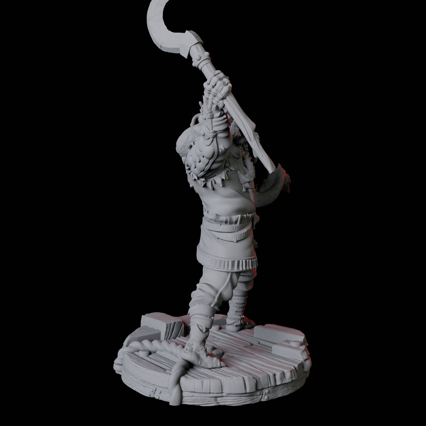 Sky Kraken Acolyte B Miniature for Dungeons and Dragons, Pathfinder or other TTRPGs