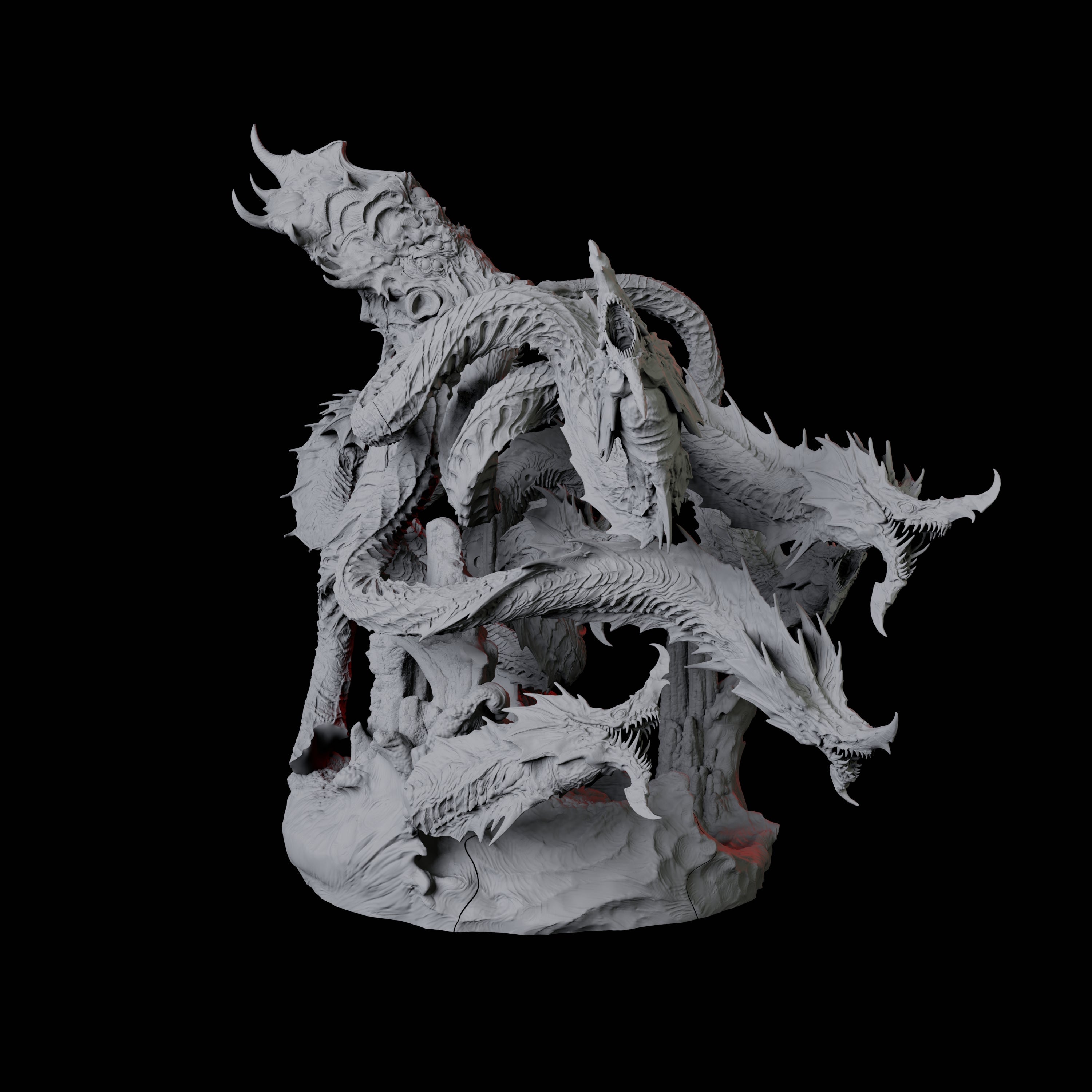 Sky Kraken Miniature for Dungeons and Dragons, Pathfinder or other TTRPGs