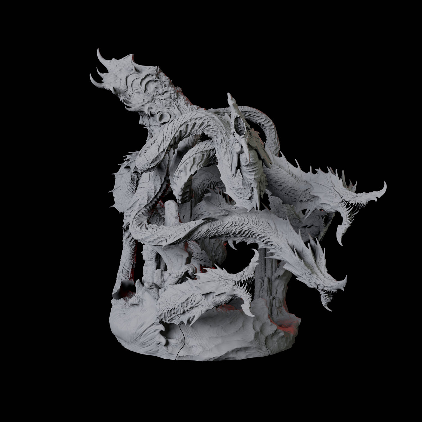 Sky Kraken Miniature for Dungeons and Dragons, Pathfinder or other TTRPGs