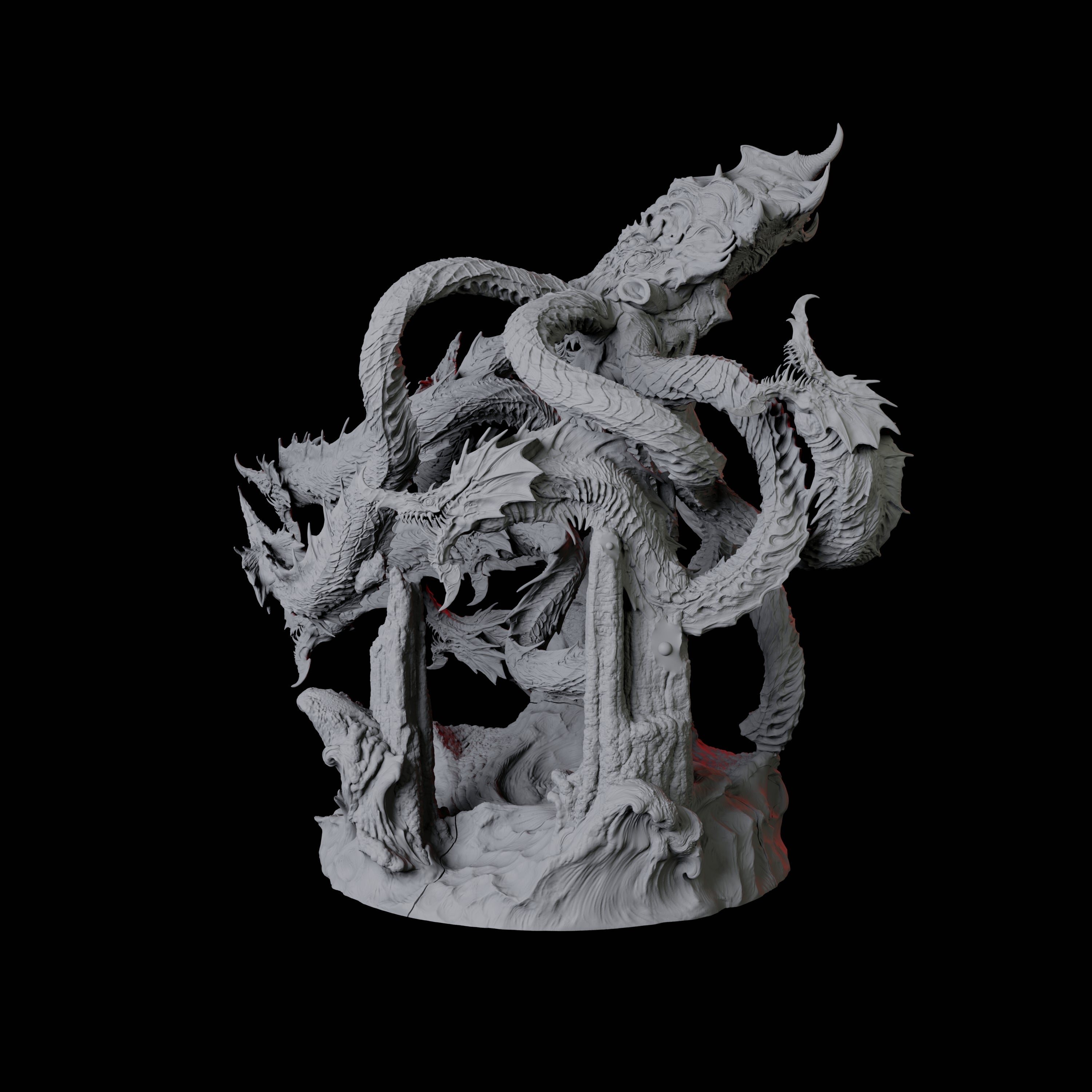 Sky Kraken Miniature for Dungeons and Dragons, Pathfinder or other TTRPGs