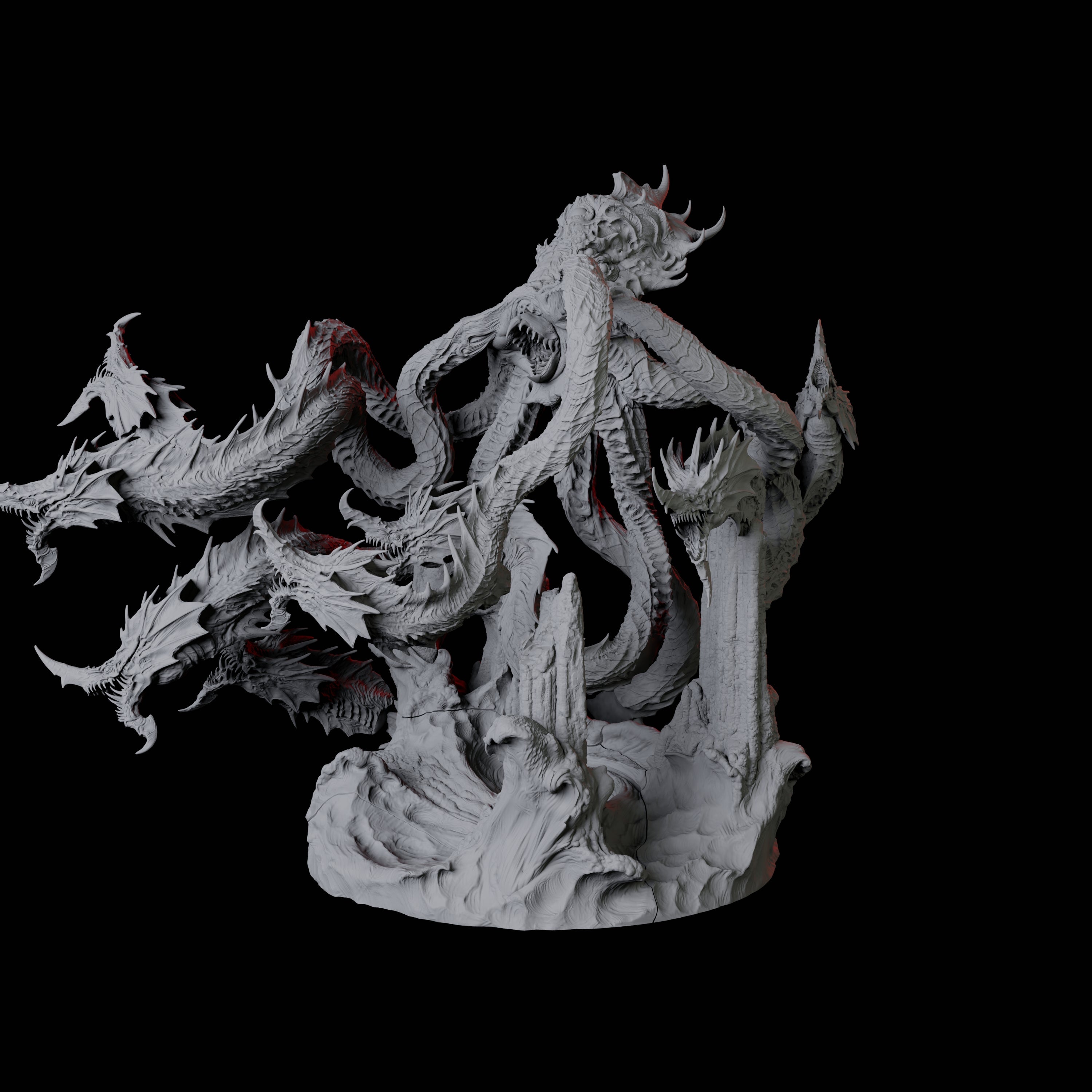 Sky Kraken Miniature for Dungeons and Dragons, Pathfinder or other TTRPGs