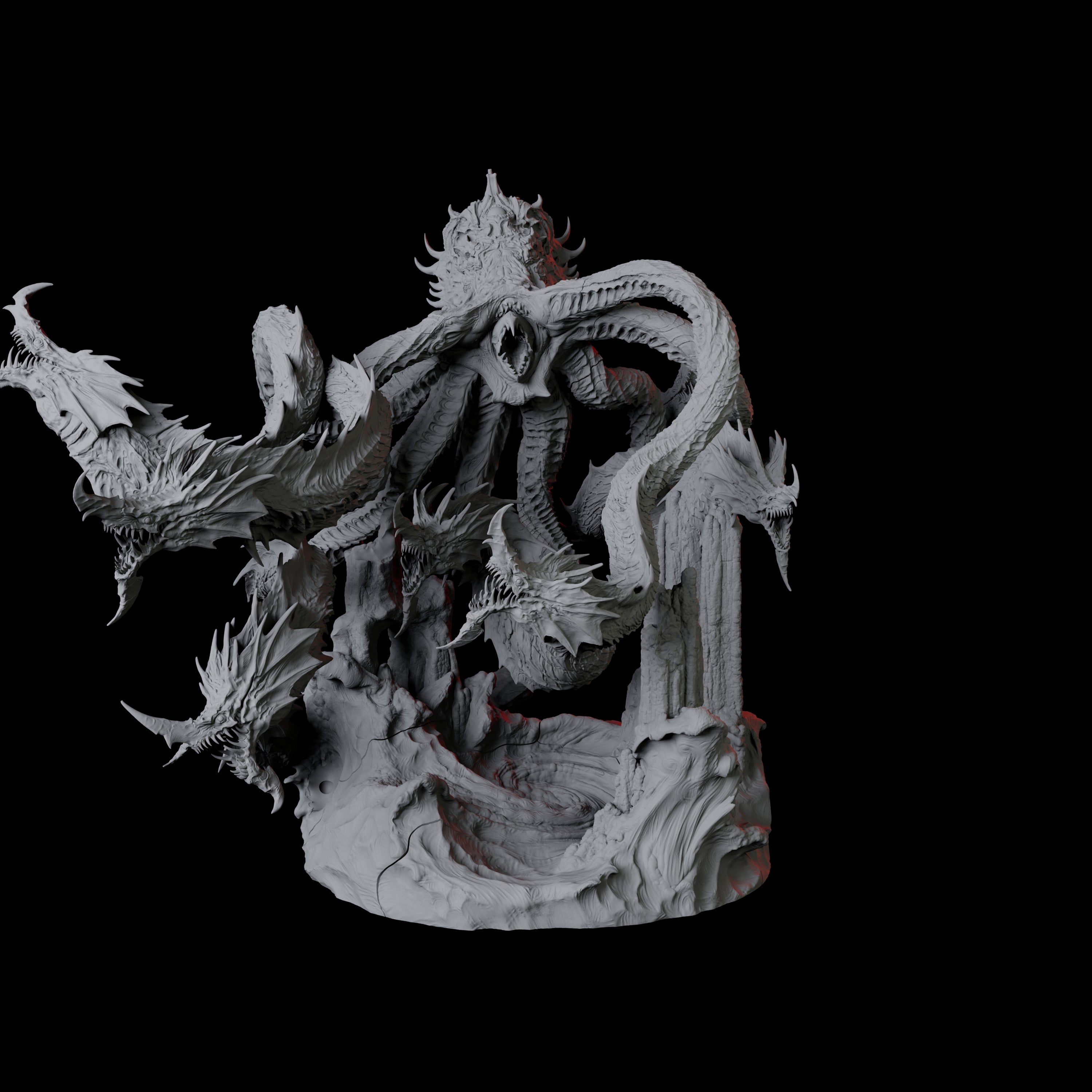 Sky Kraken Miniature for Dungeons and Dragons, Pathfinder or other TTRPGs
