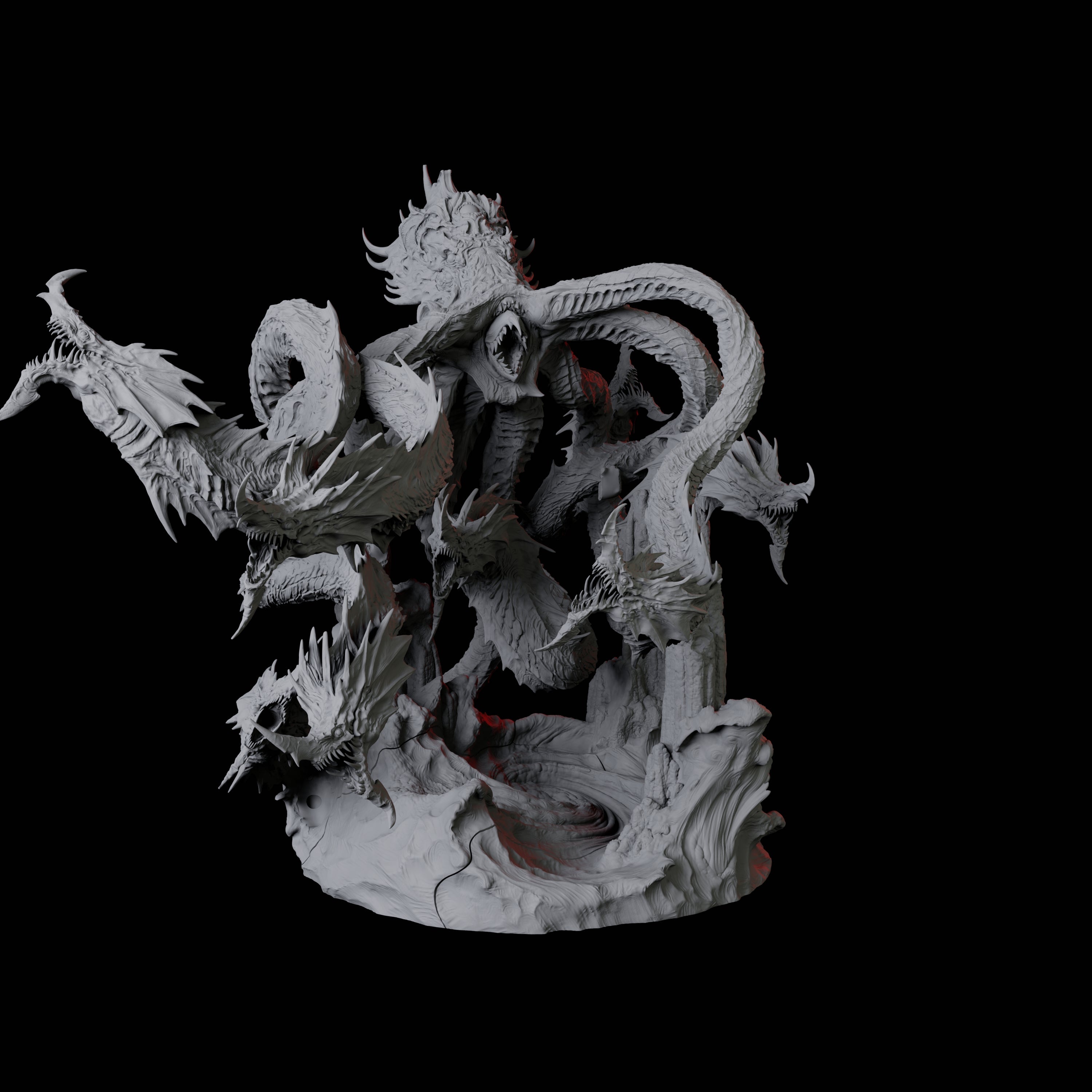 Sky Kraken Miniature for Dungeons and Dragons, Pathfinder or other TTRPGs