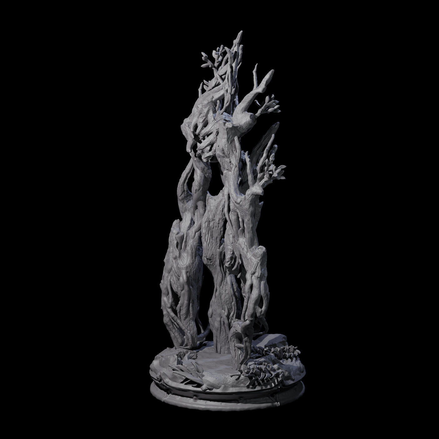 Slender Insideous Treant Miniature for Dungeons and Dragons, Pathfinder or other TTRPGs