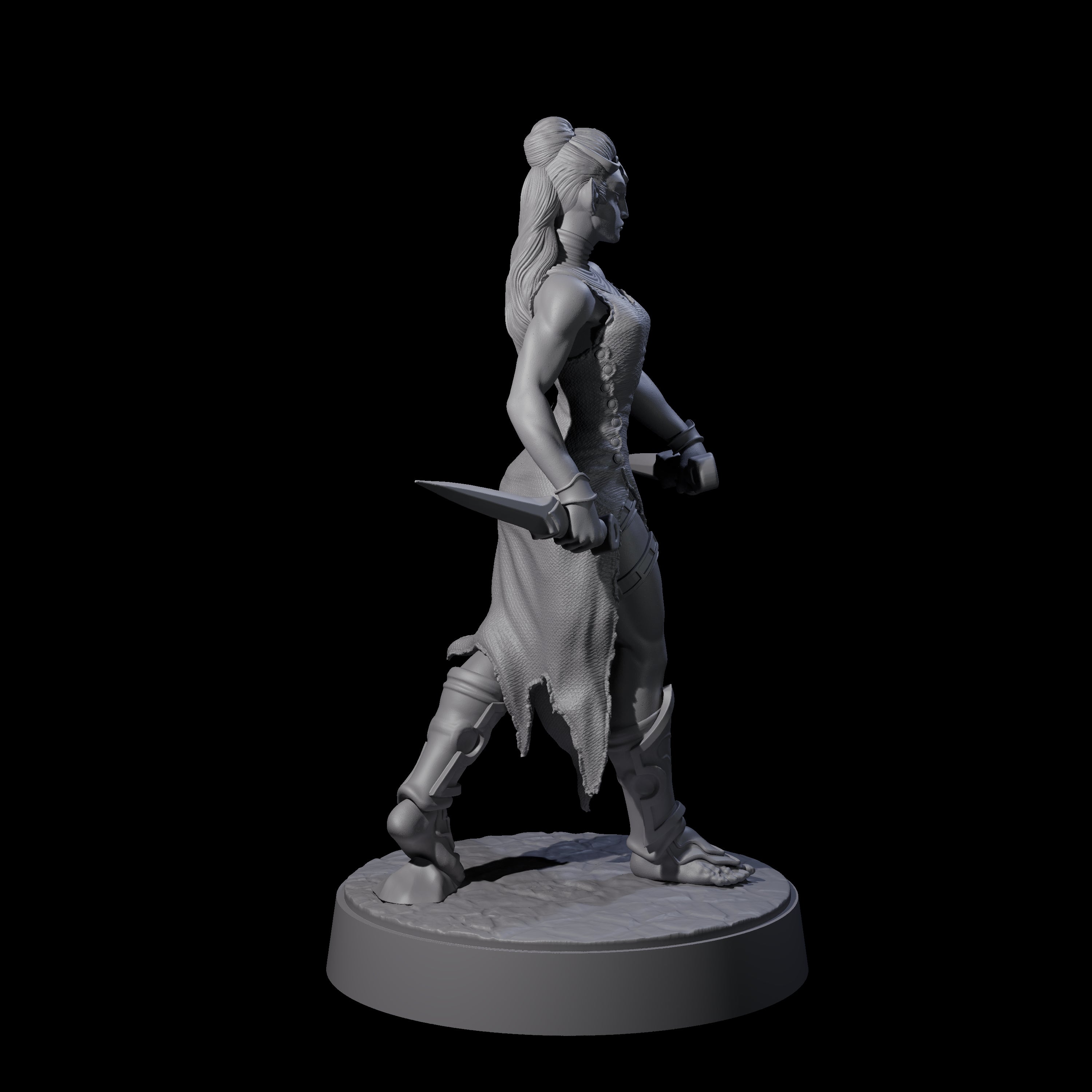 Slender Yuan-ti Priestess A Miniature for Dungeons and Dragons, Pathfinder or other TTRPGs