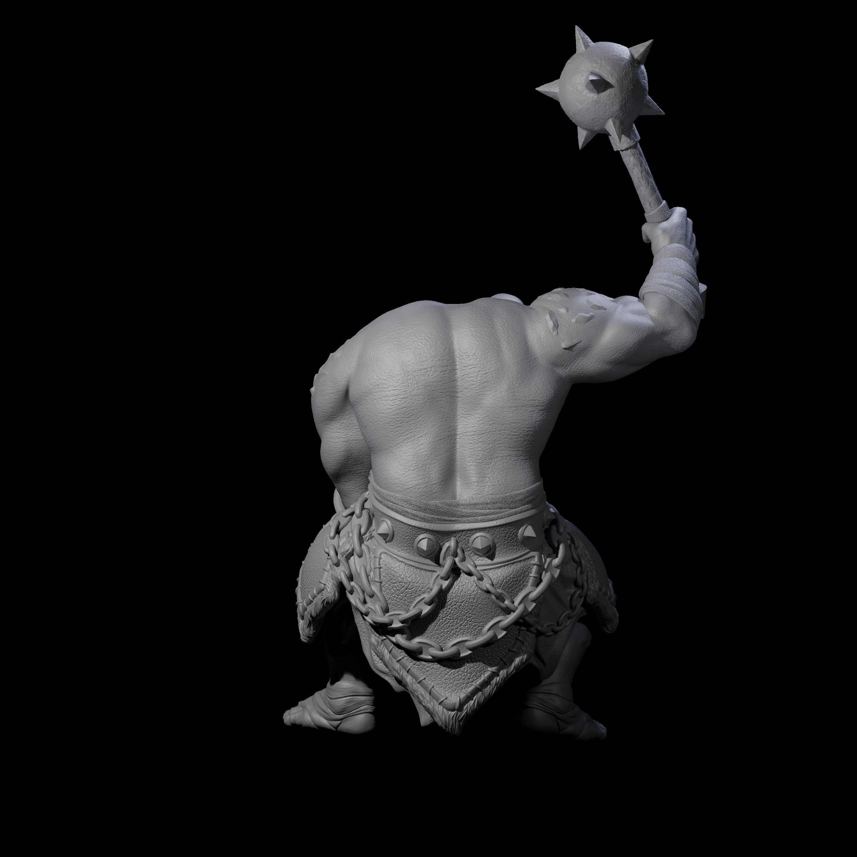 Slightly Confused Ettin Miniature for Dungeons and Dragons, Pathfinder or other TTRPGs