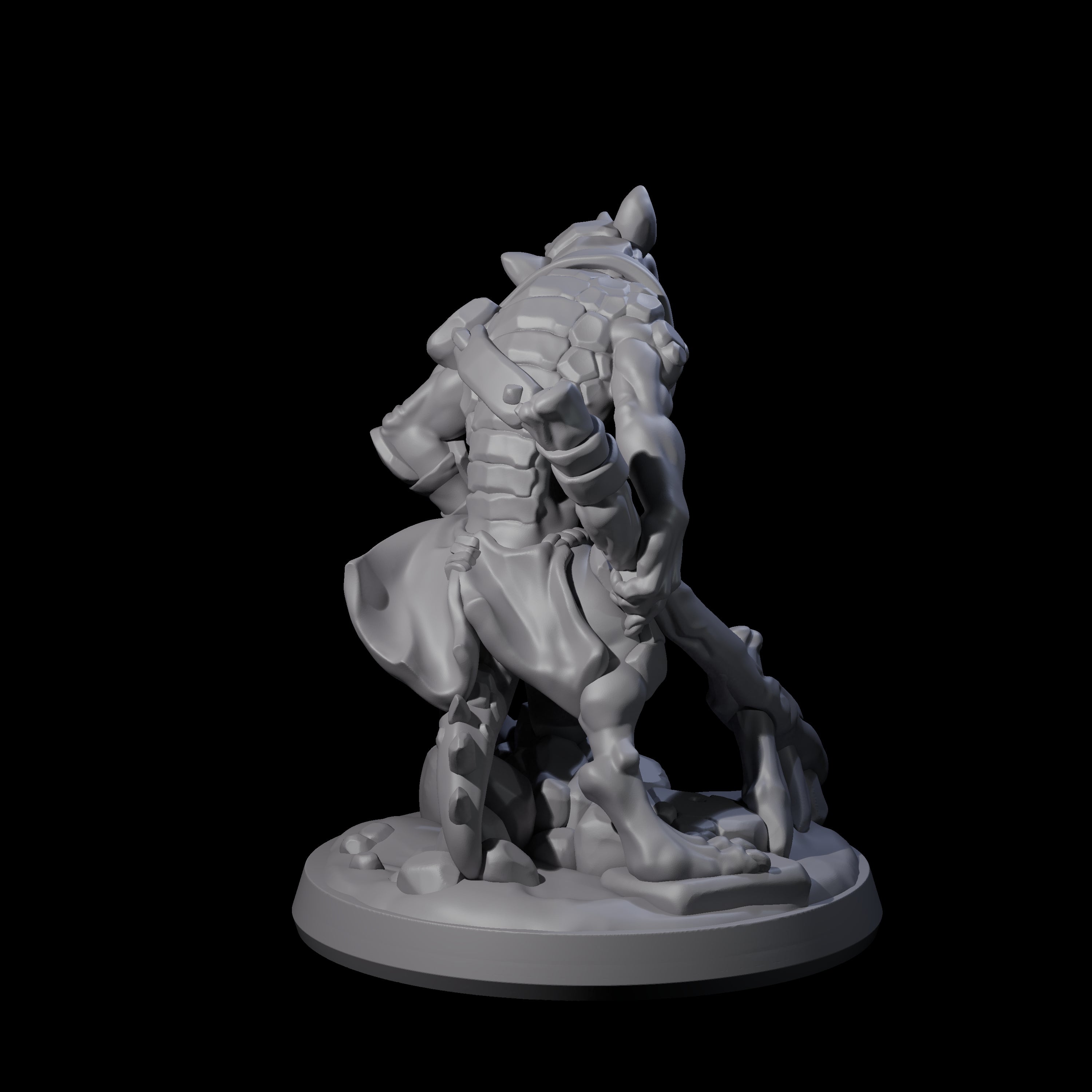 Slimy Creeping Kobold A Miniature for Dungeons and Dragons, Pathfinder or other TTRPGs