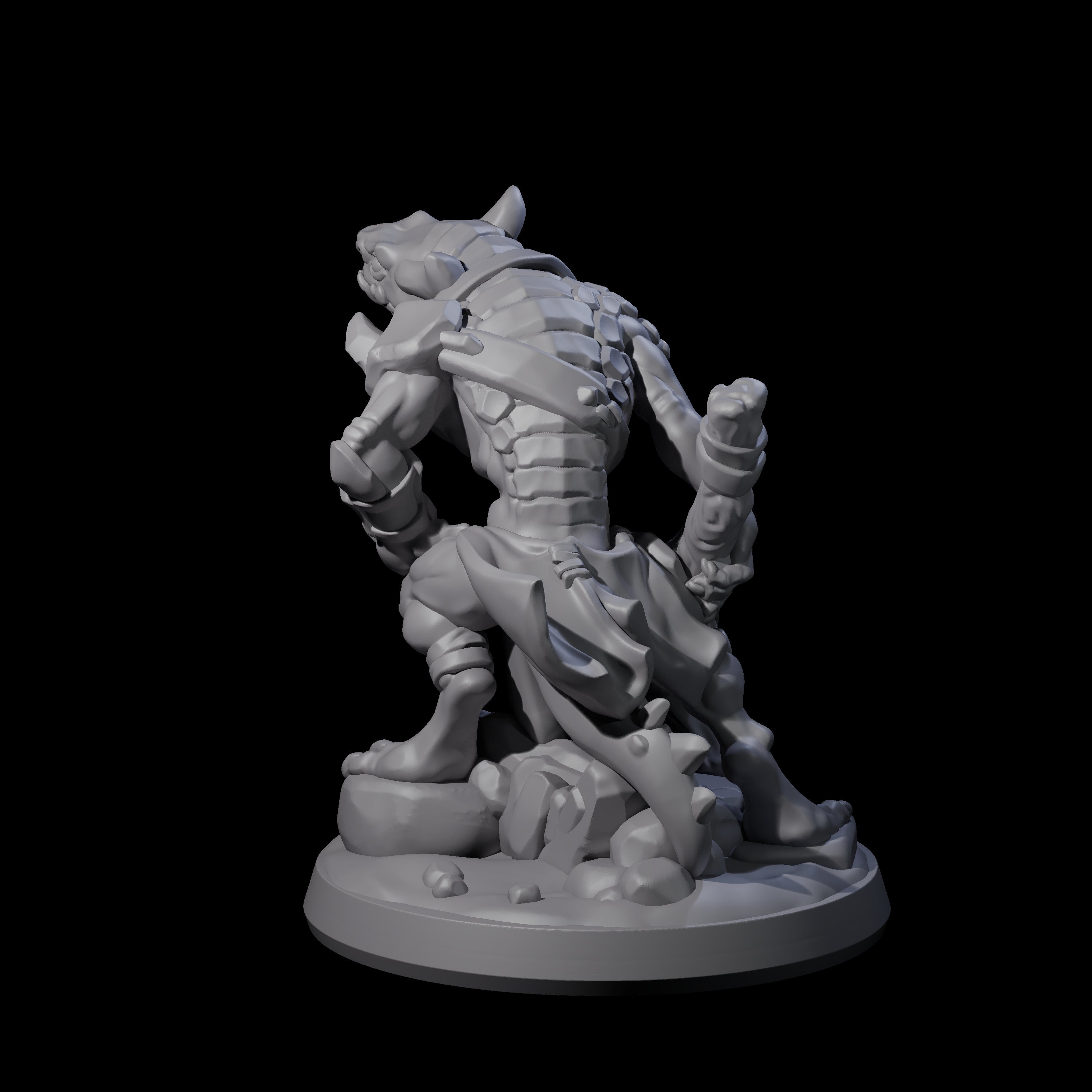 Slimy Creeping Kobold A Miniature for Dungeons and Dragons, Pathfinder or other TTRPGs