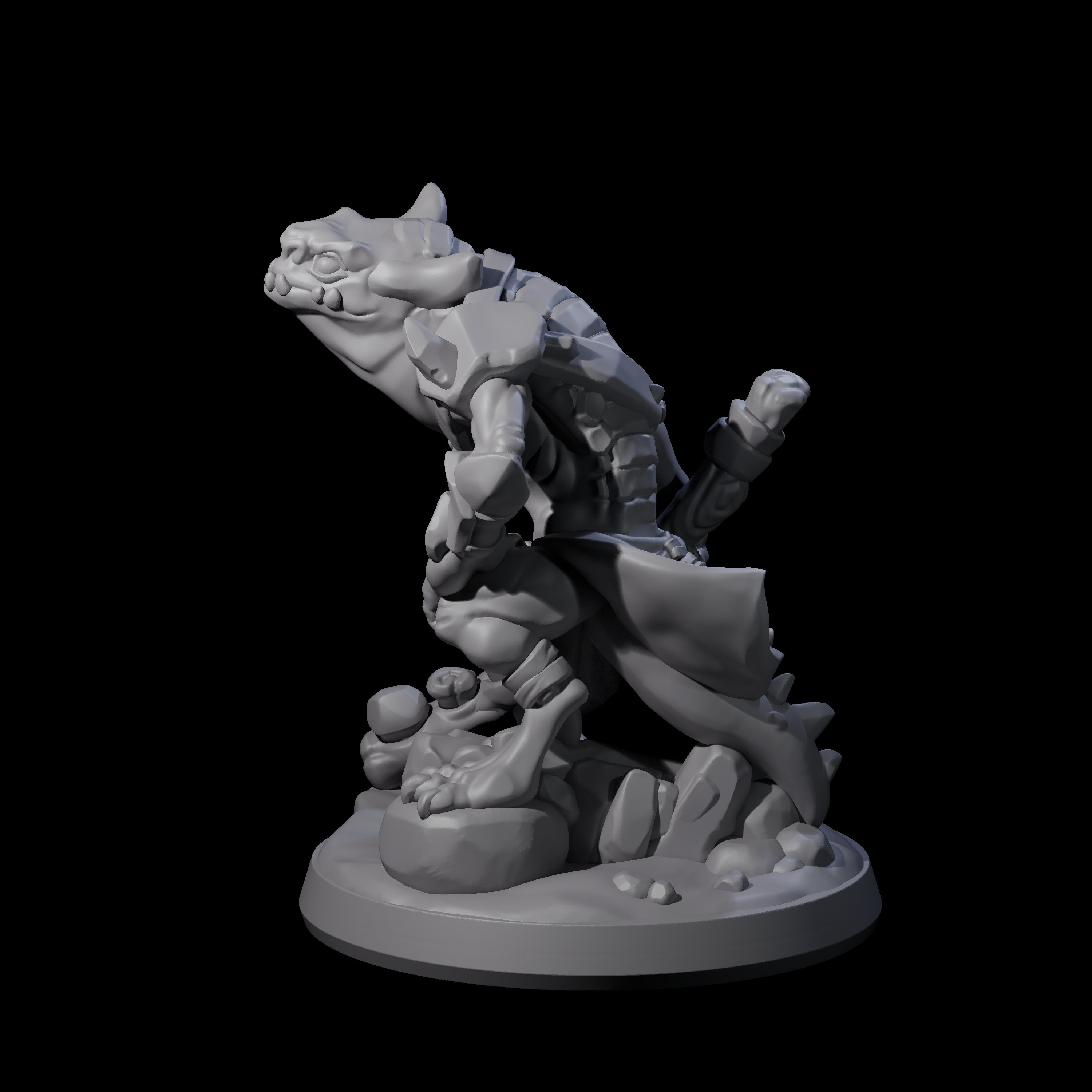 Slimy Creeping Kobold A Miniature for Dungeons and Dragons, Pathfinder or other TTRPGs