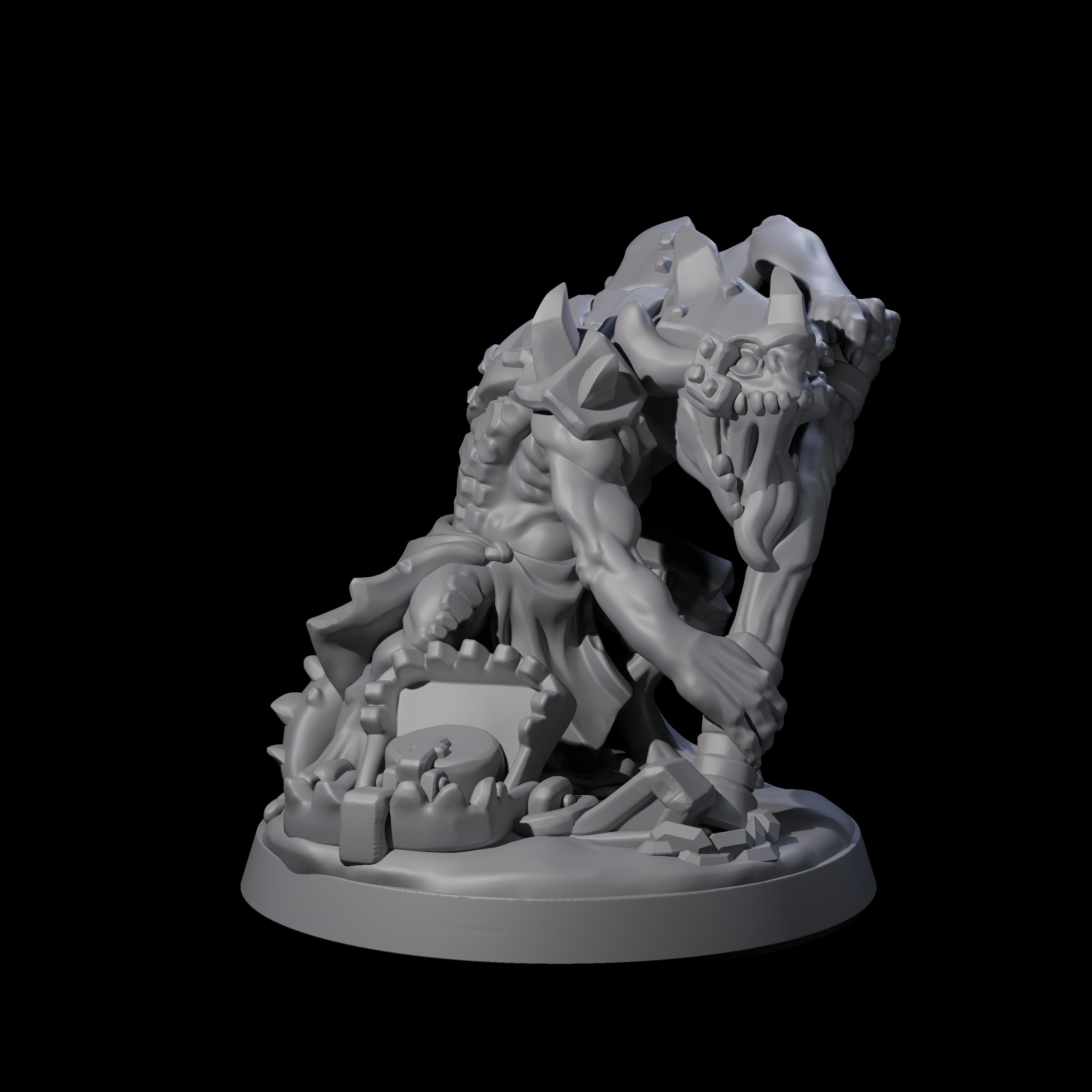 Slimy Creeping Kobold B Miniature for Dungeons and Dragons, Pathfinder or other TTRPGs