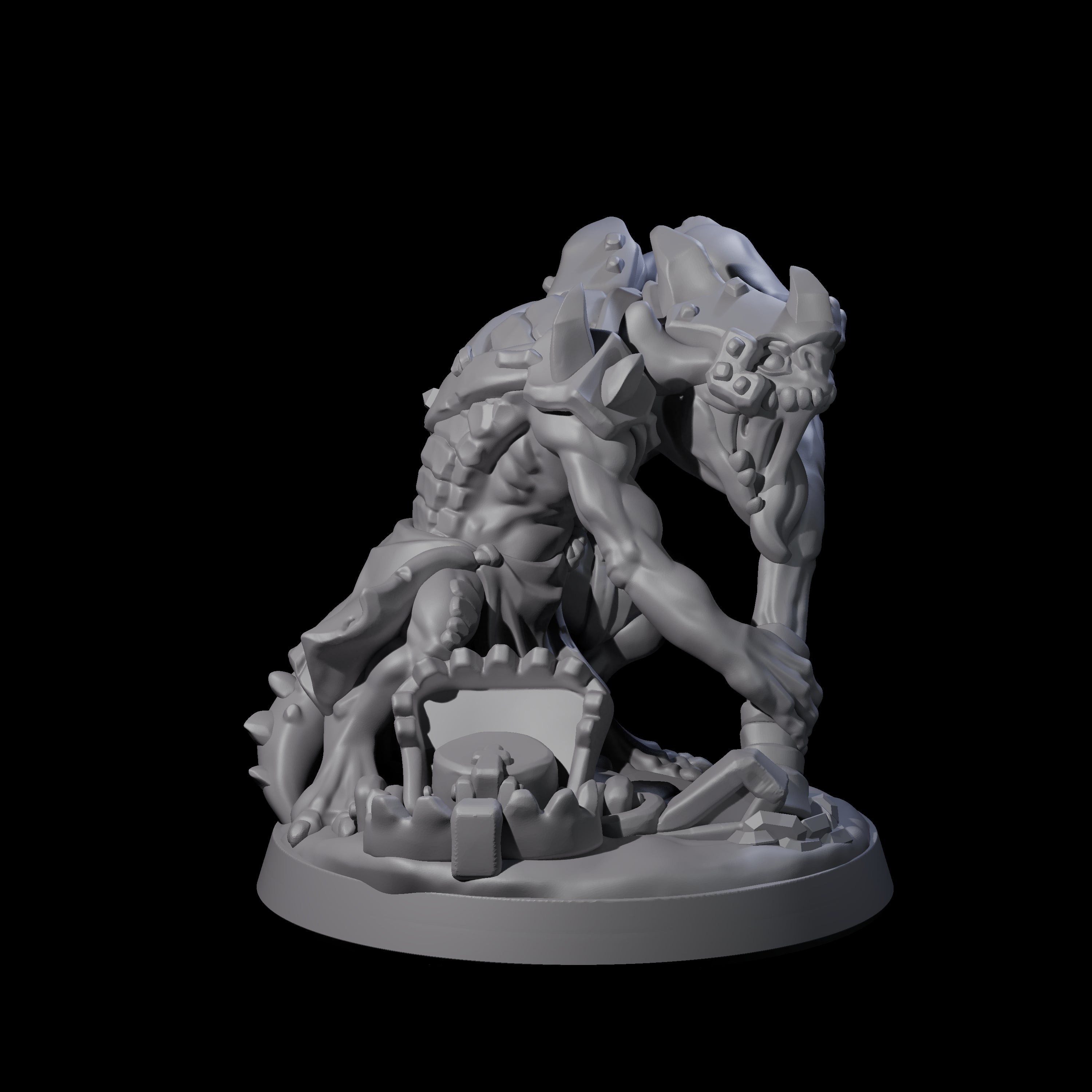 Slimy Creeping Kobold B Miniature for Dungeons and Dragons, Pathfinder or other TTRPGs