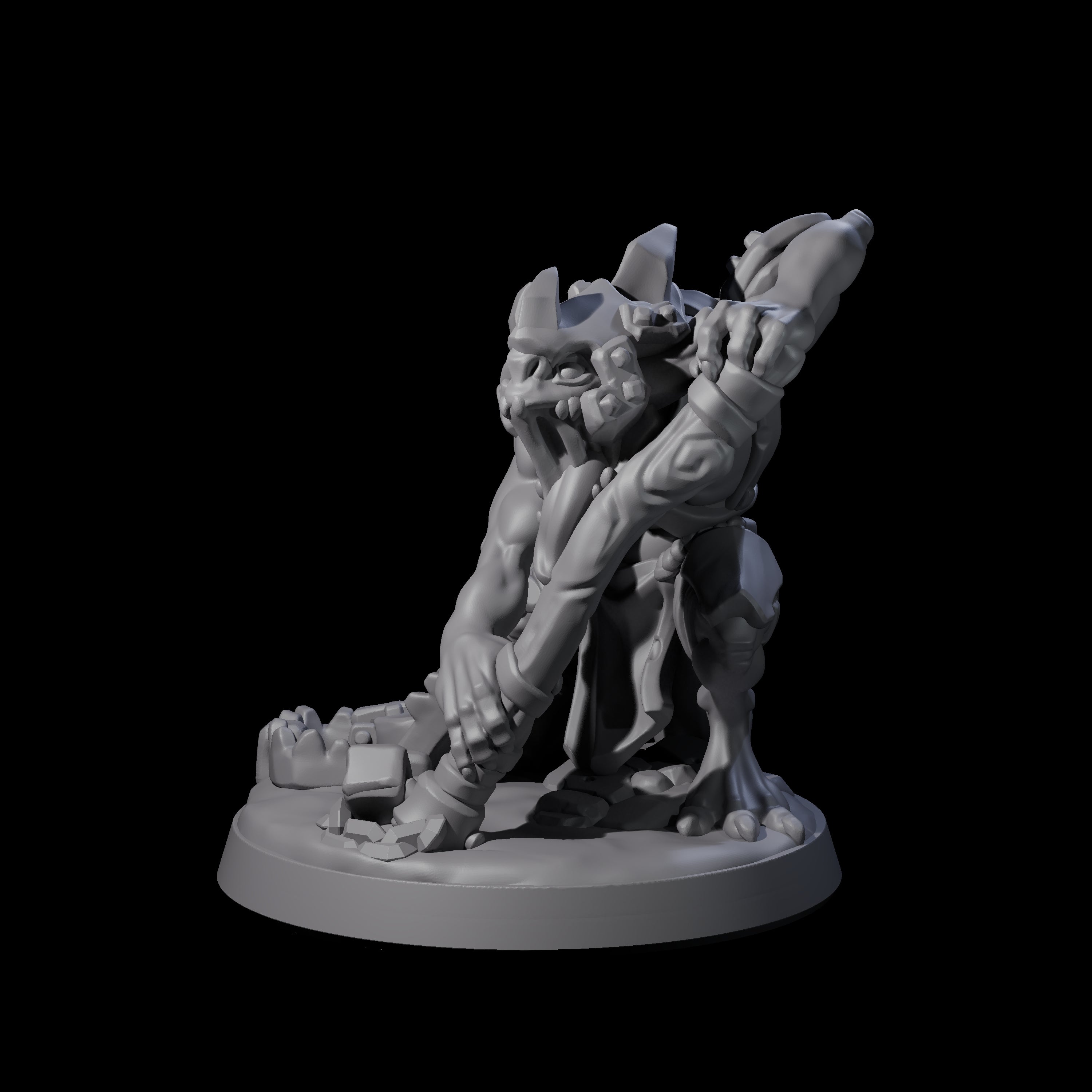 Slimy Creeping Kobold B Miniature for Dungeons and Dragons, Pathfinder or other TTRPGs