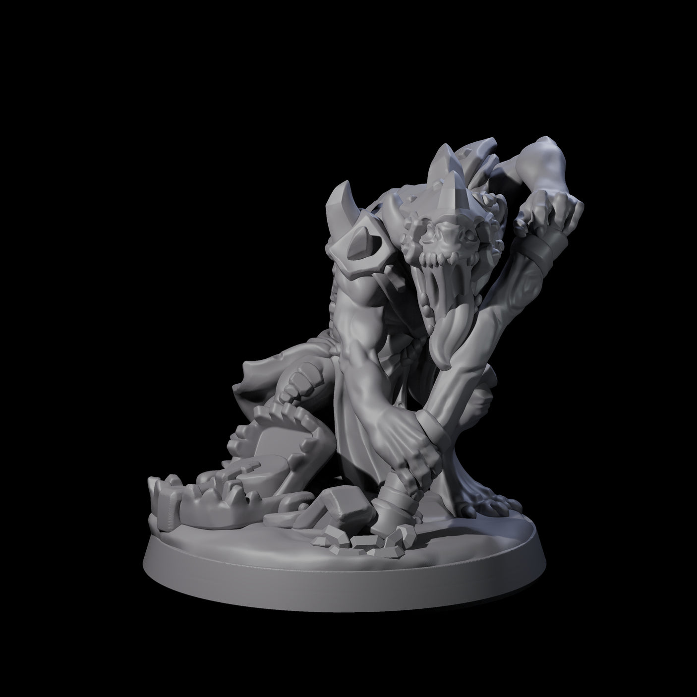 Slimy Creeping Kobold B Miniature for Dungeons and Dragons, Pathfinder or other TTRPGs