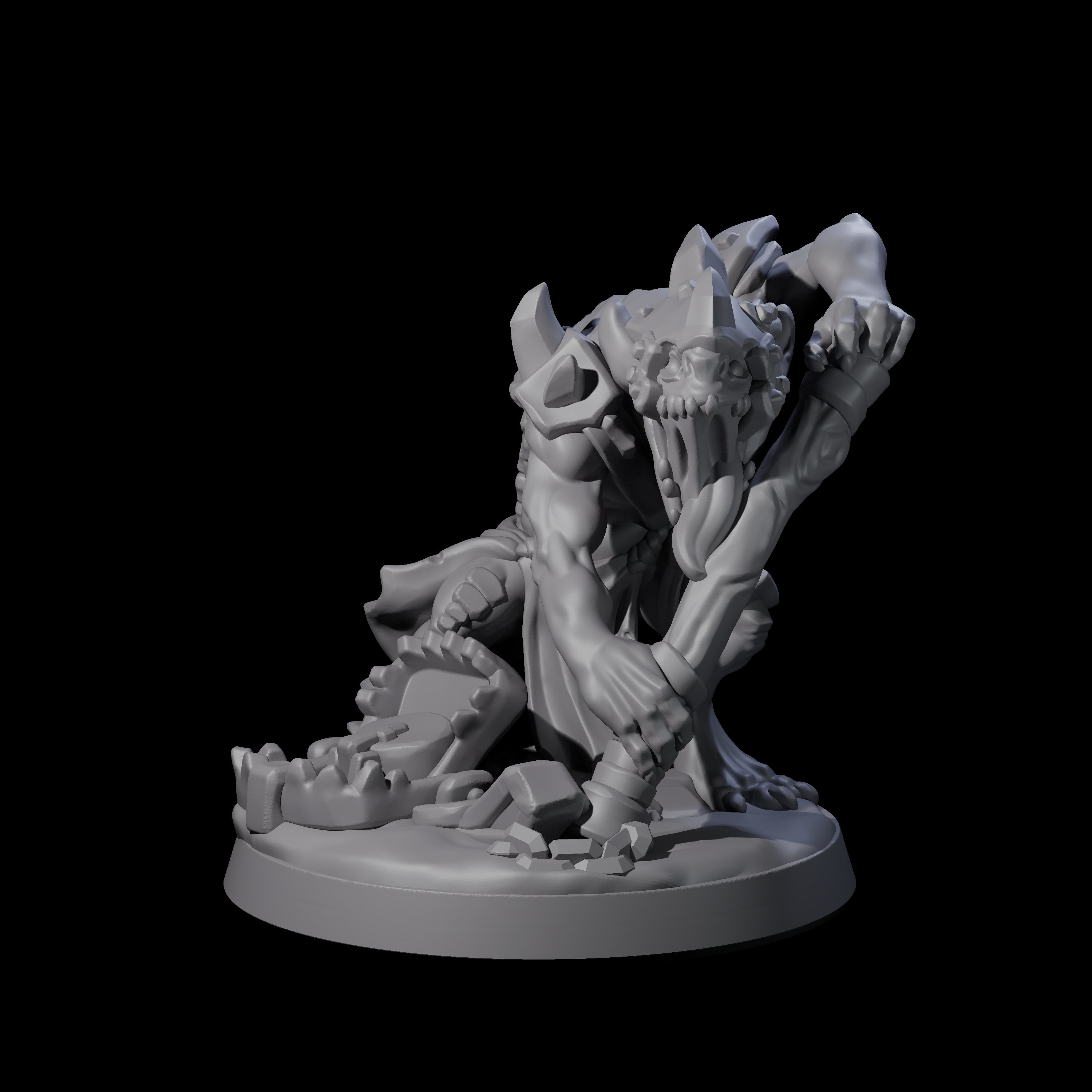 Slimy Creeping Kobold B Miniature for Dungeons and Dragons, Pathfinder or other TTRPGs