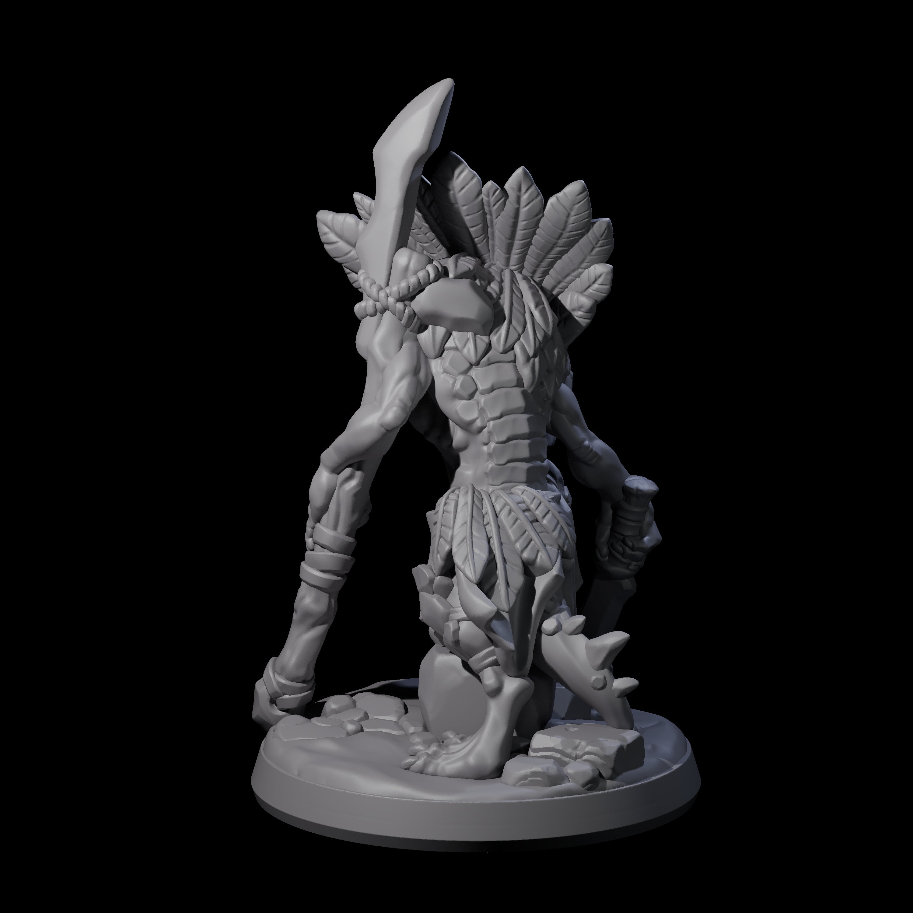Slimy Creeping Kobold C Miniature for Dungeons and Dragons, Pathfinder or other TTRPGs