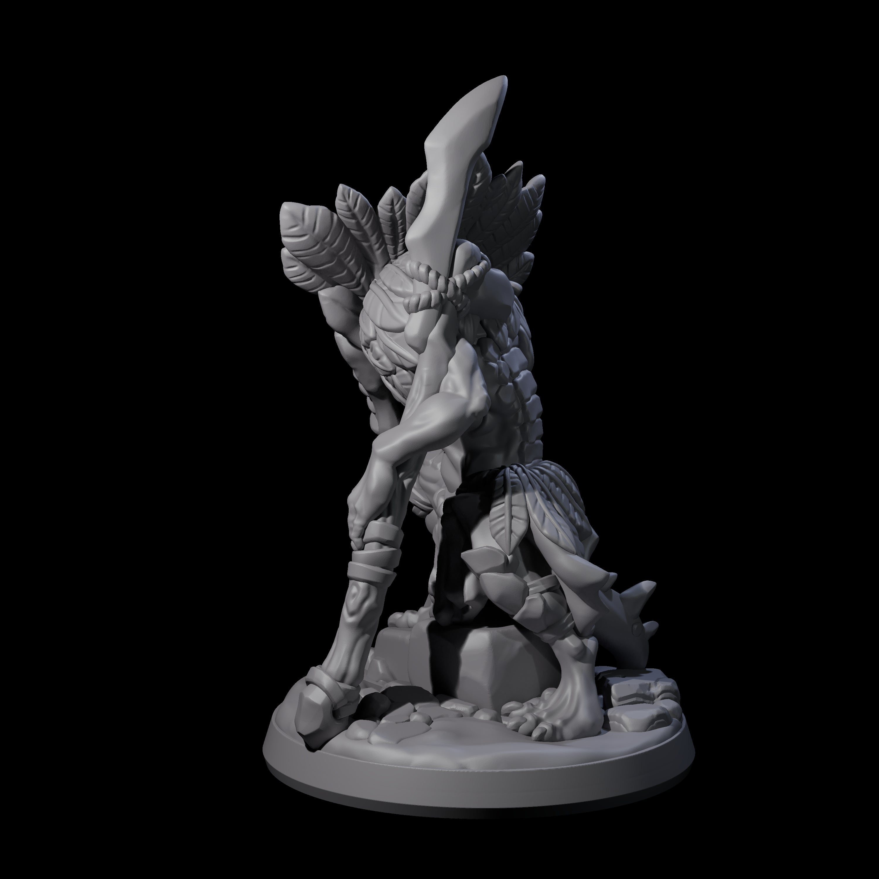 Slimy Creeping Kobold C Miniature for Dungeons and Dragons, Pathfinder or other TTRPGs