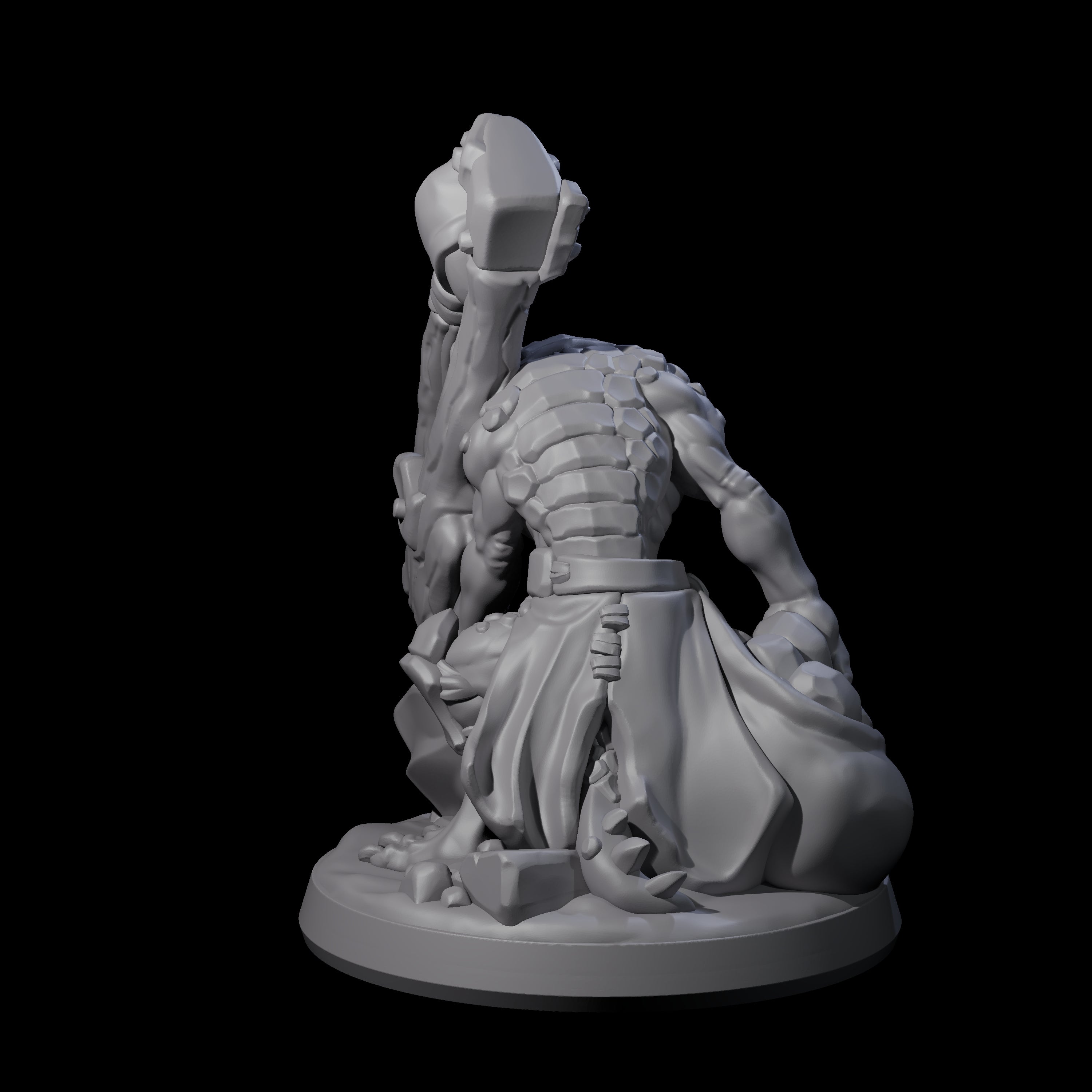 Slimy Creeping Kobold D Miniature for Dungeons and Dragons, Pathfinder or other TTRPGs