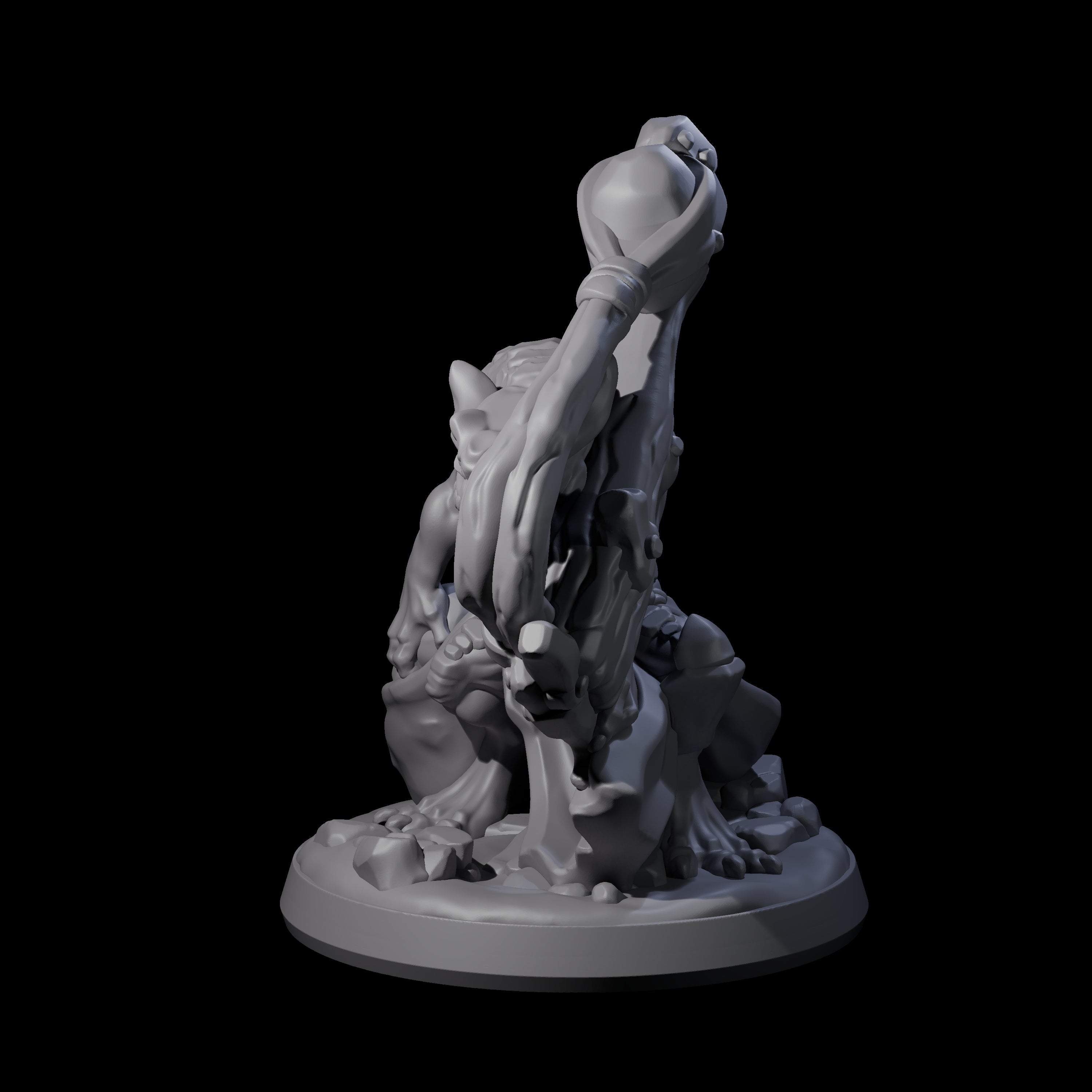 Slimy Creeping Kobold D Miniature for Dungeons and Dragons, Pathfinder or other TTRPGs