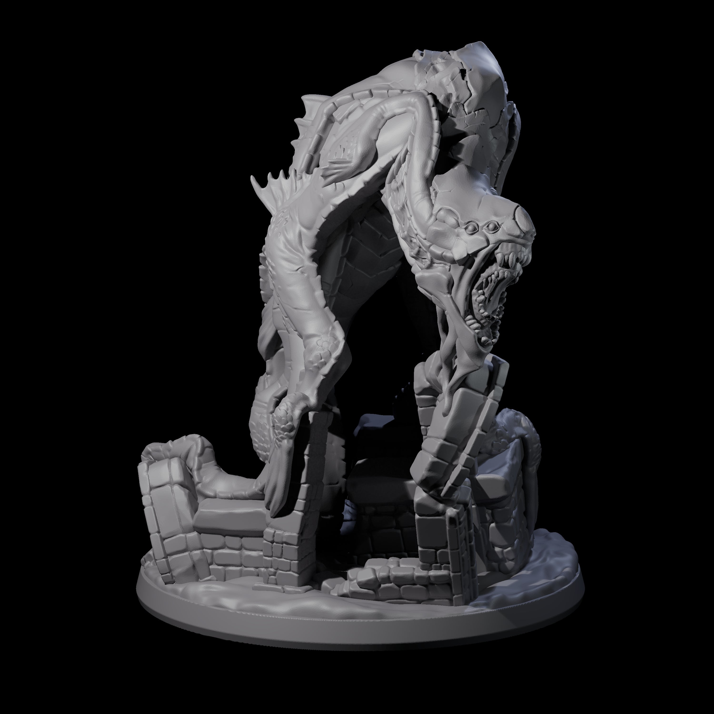Slinking Aboleth Miniature for Dungeons and Dragons, Pathfinder or other TTRPGs