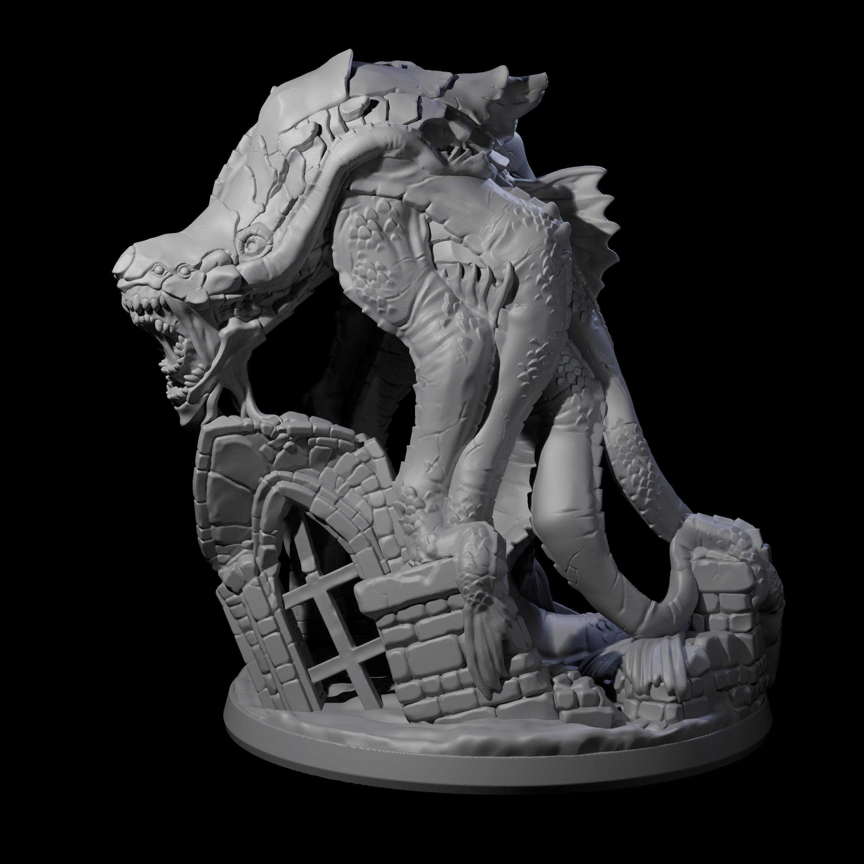 Slinking Aboleth Miniature for Dungeons and Dragons, Pathfinder or other TTRPGs
