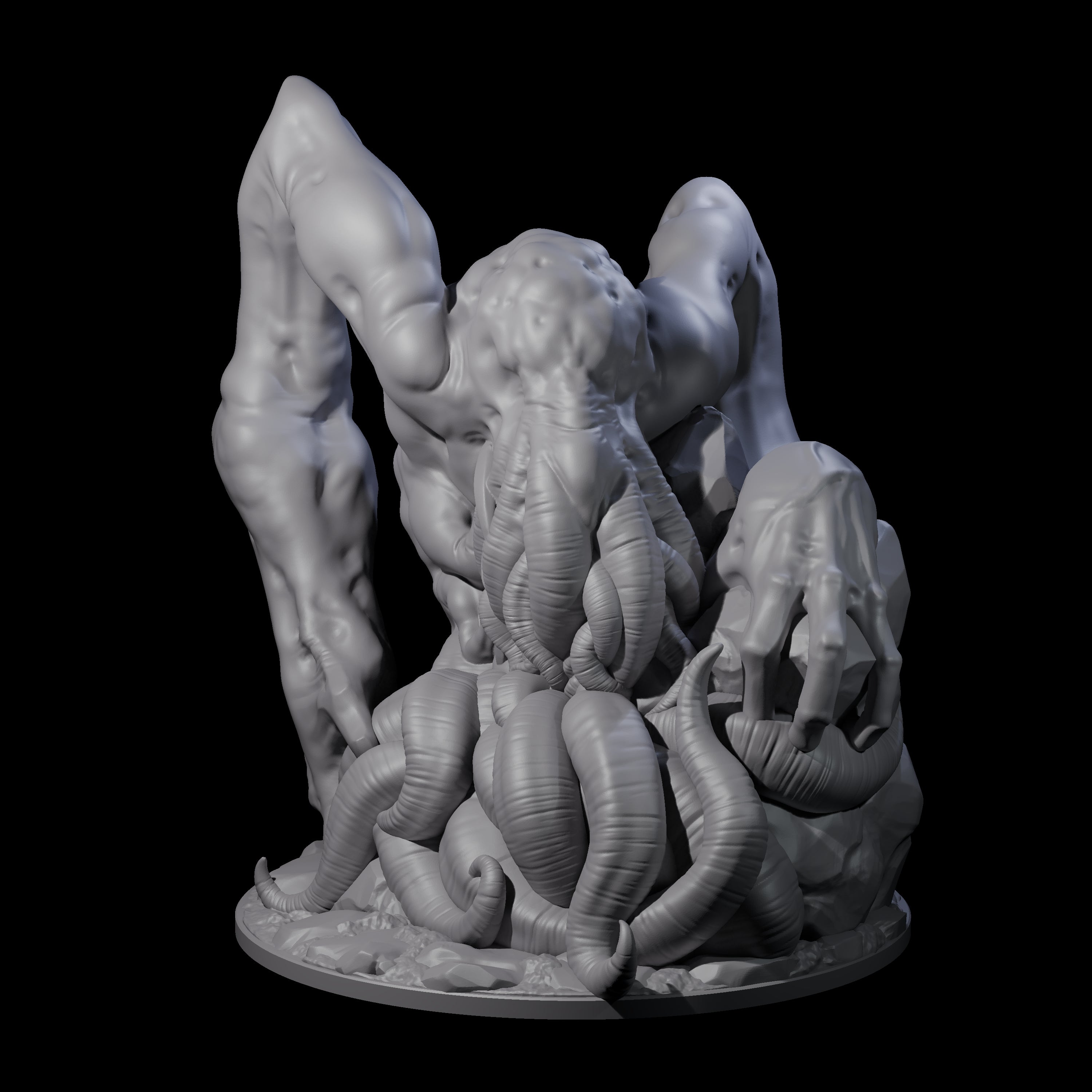 Slithering Cthulhu Aberration Miniature for Dungeons and Dragons, Pathfinder or other TTRPGs