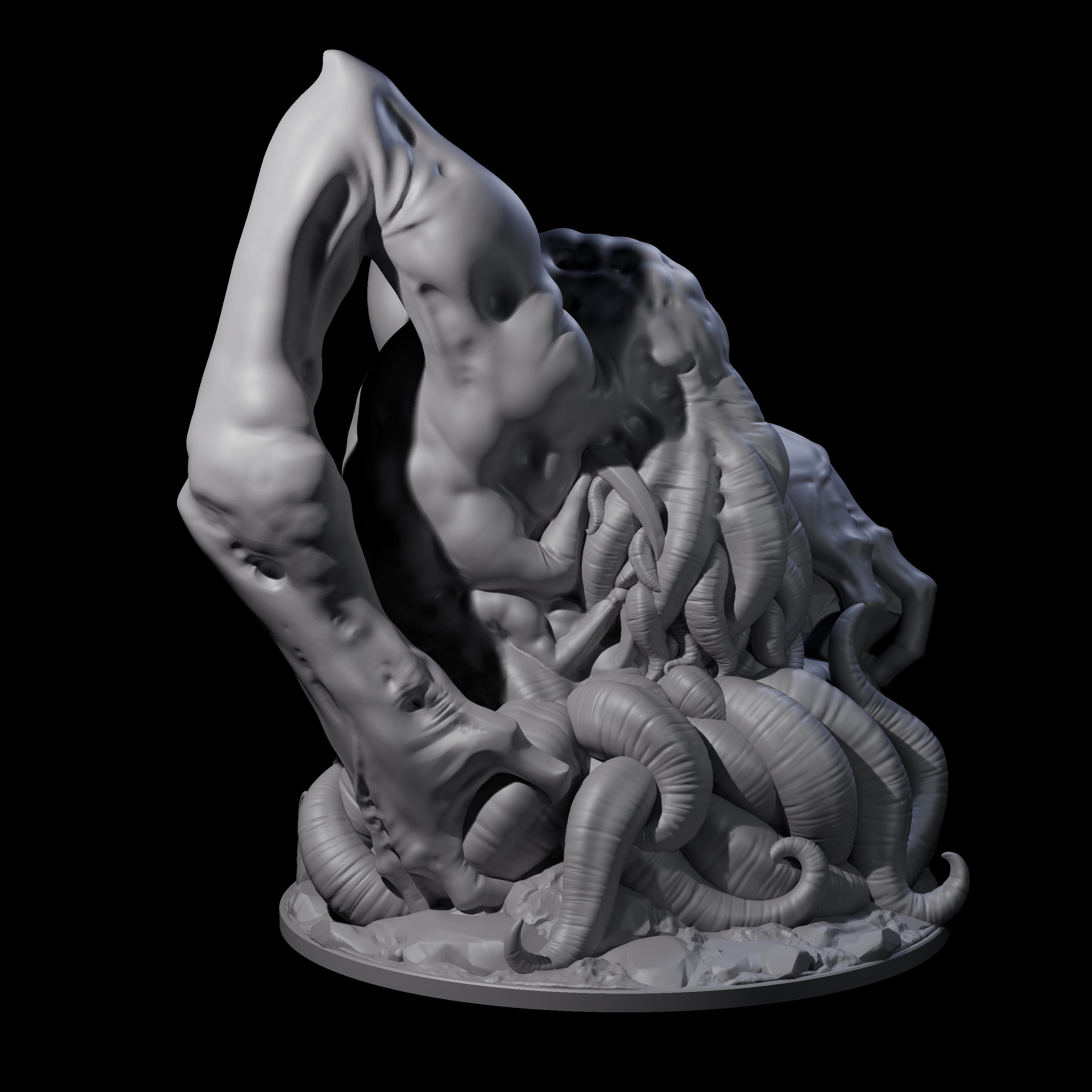 Slithering Cthulhu Aberration Miniature for Dungeons and Dragons, Pathfinder or other TTRPGs