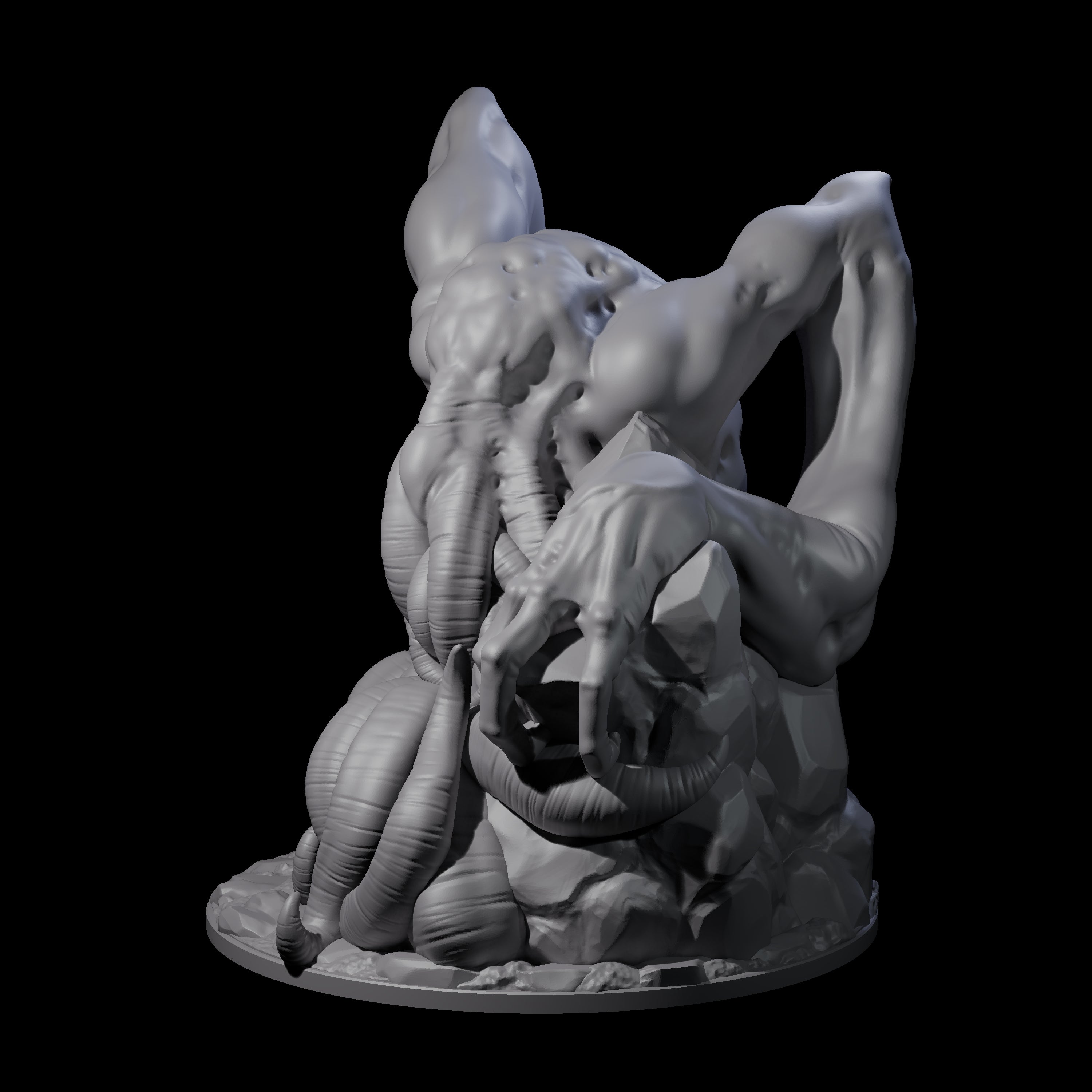 Slithering Cthulhu Aberration Miniature for Dungeons and Dragons, Pathfinder or other TTRPGs
