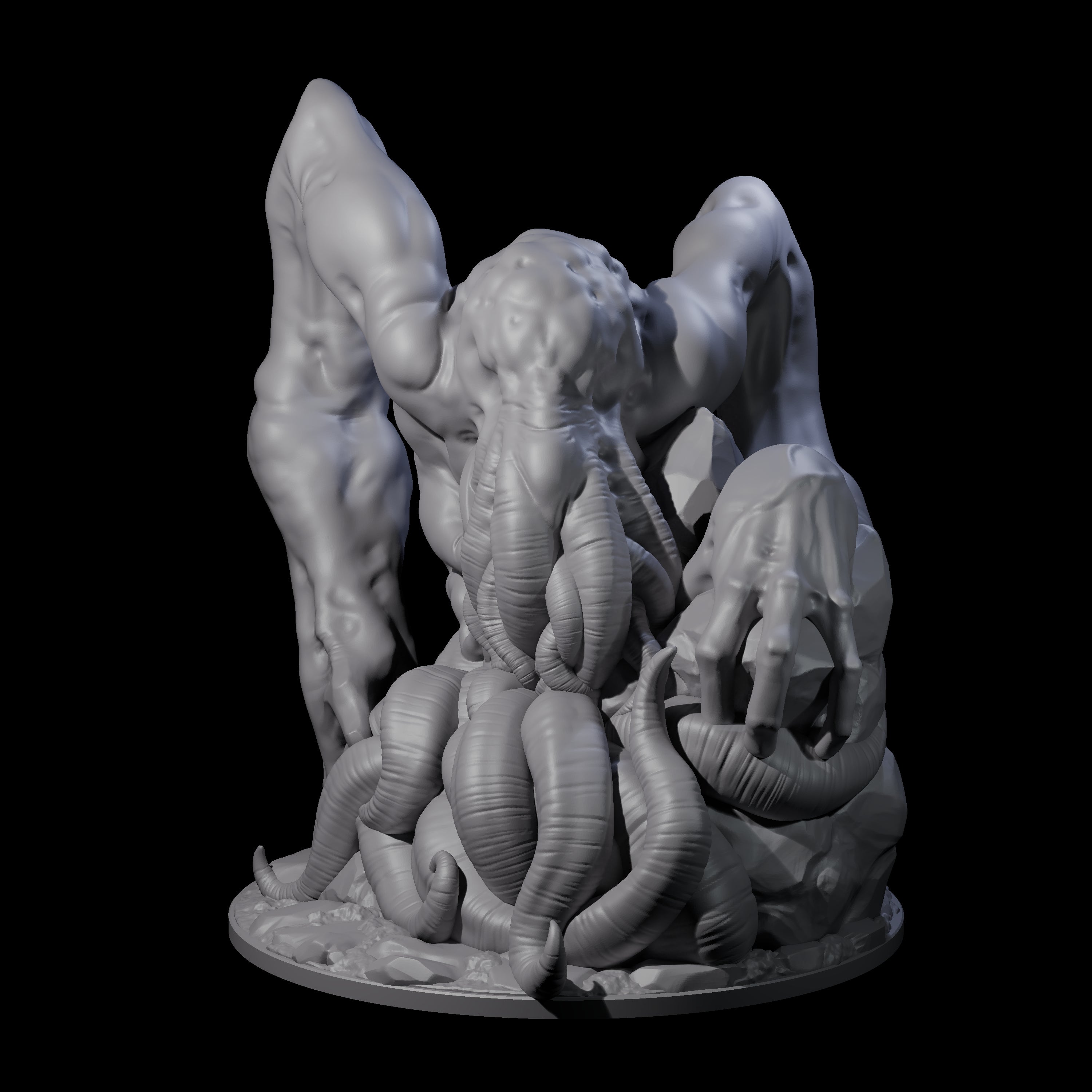 Slithering Cthulhu Aberration Miniature for Dungeons and Dragons, Pathfinder or other TTRPGs