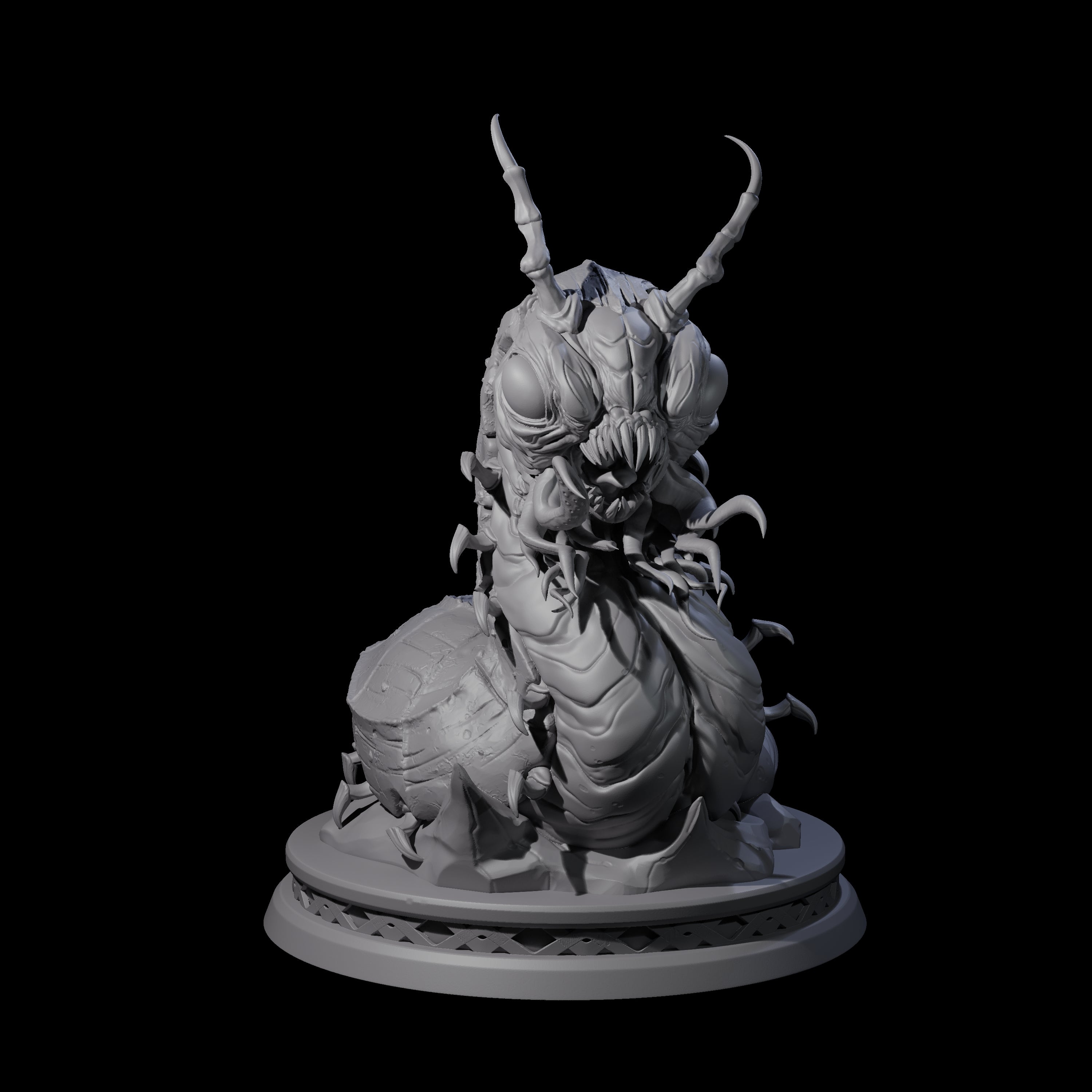Slivering Carrion Crawler Miniature for Dungeons and Dragons, Pathfinder or other TTRPGs