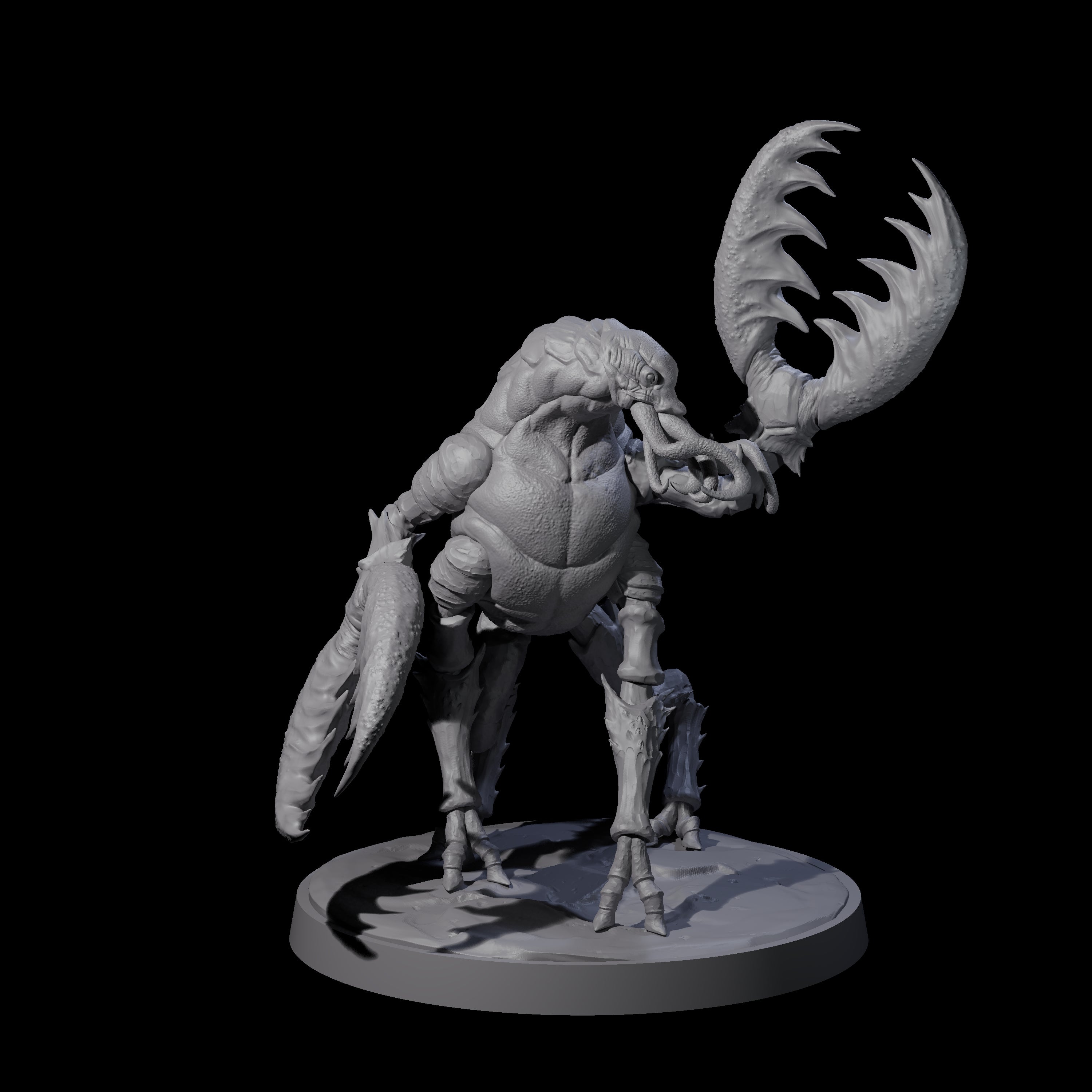 Slobbering Chuul A Miniature for Dungeons and Dragons, Pathfinder or other TTRPGs