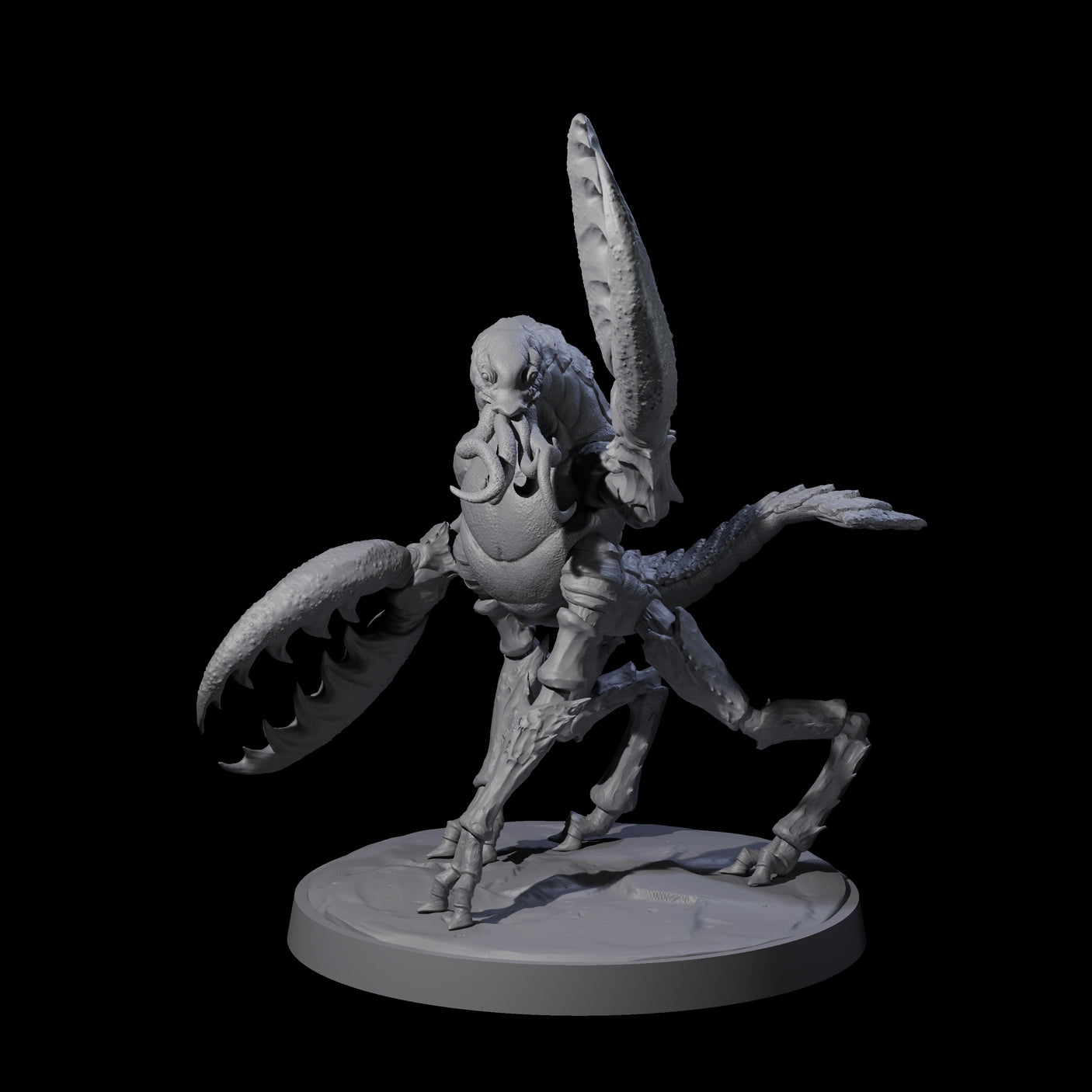 Slobbering Chuul A Miniature for Dungeons and Dragons, Pathfinder or other TTRPGs