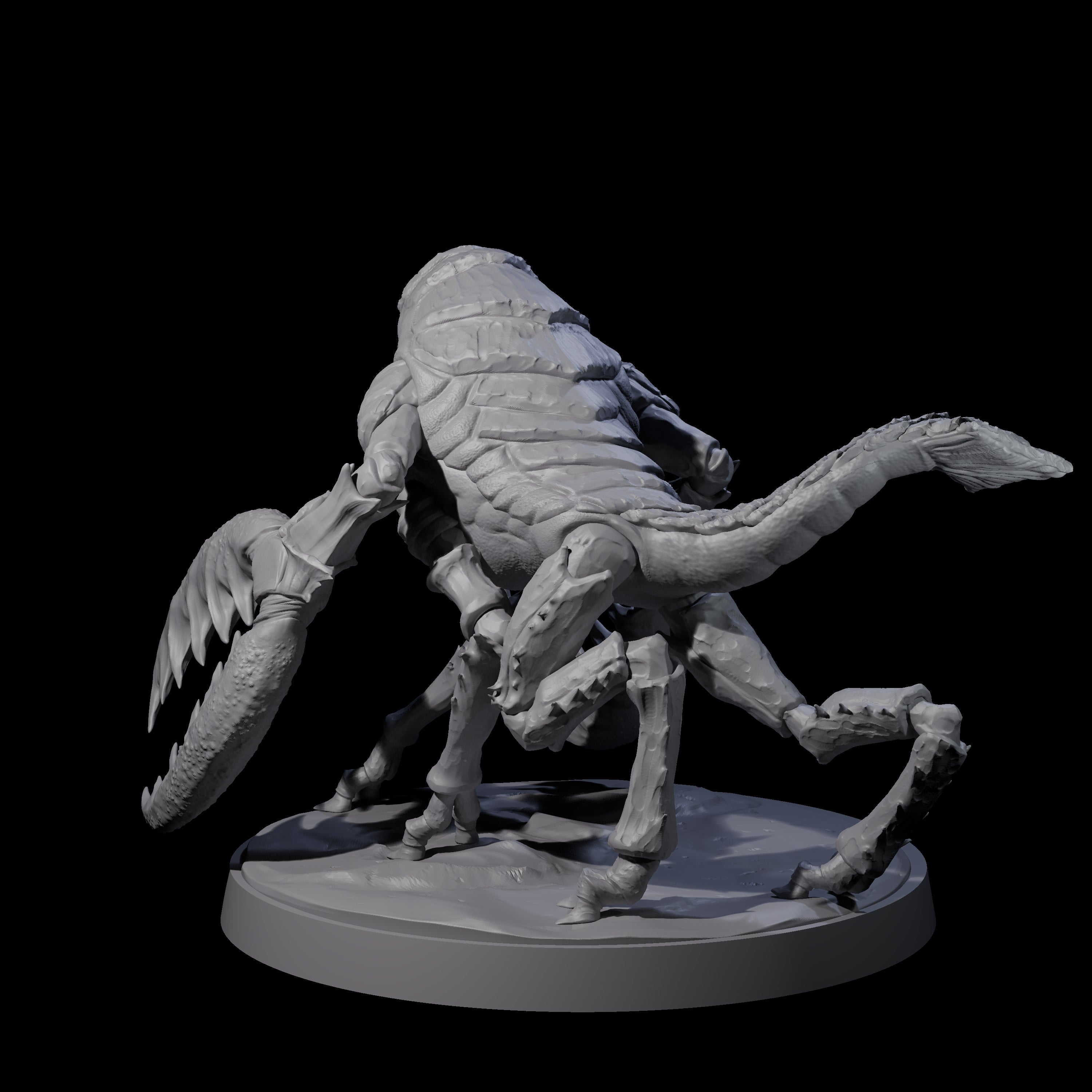 Slobbering Chuul B Miniature for Dungeons and Dragons, Pathfinder or other TTRPGs