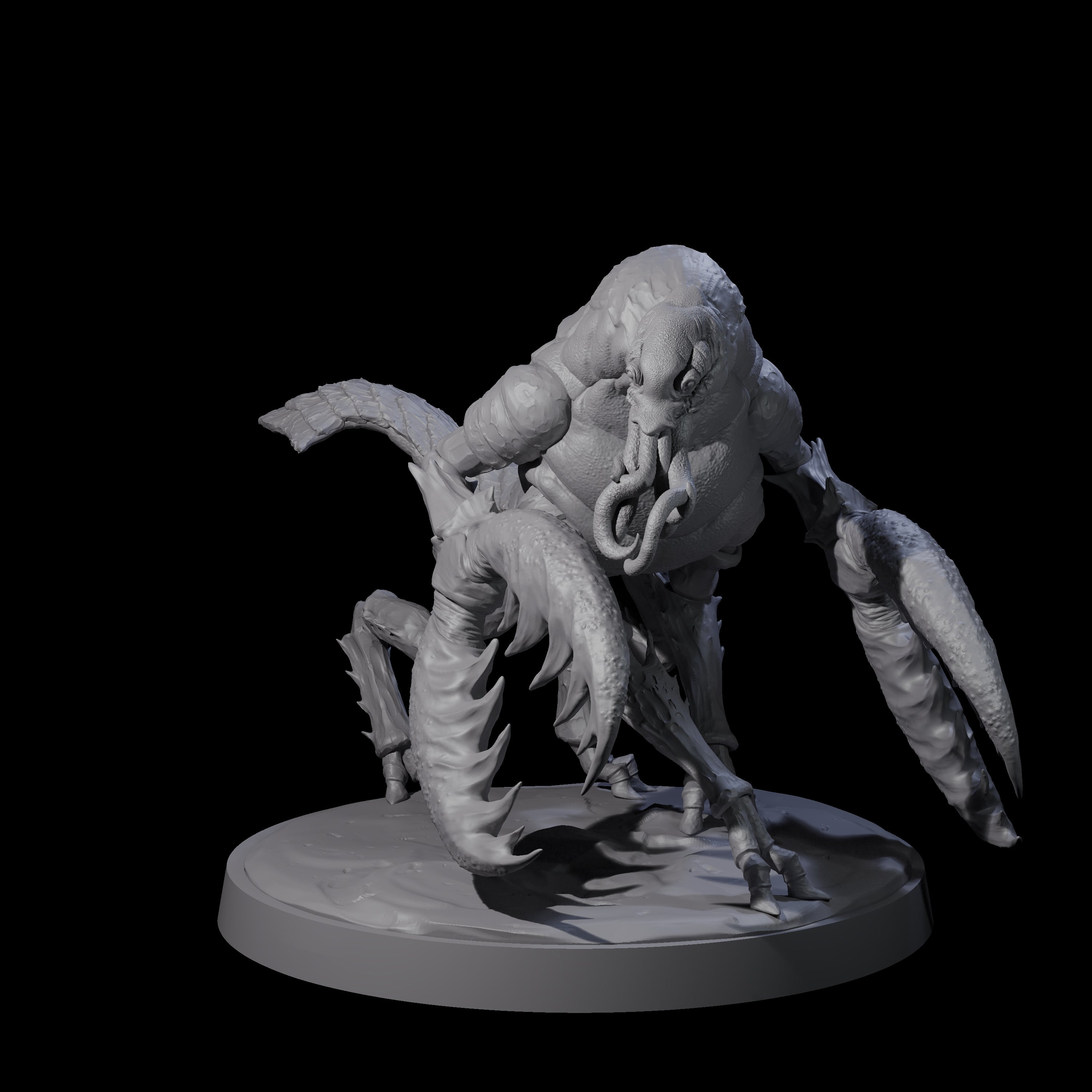 Slobbering Chuul B Miniature for Dungeons and Dragons, Pathfinder or other TTRPGs