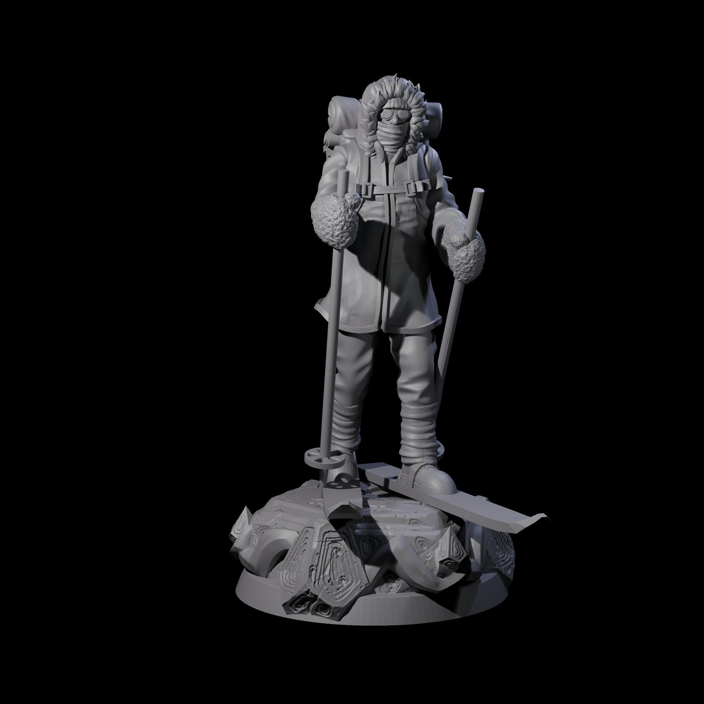 Slow Going Human Investigator Miniature for Dungeons and Dragons, Pathfinder or other TTRPGs