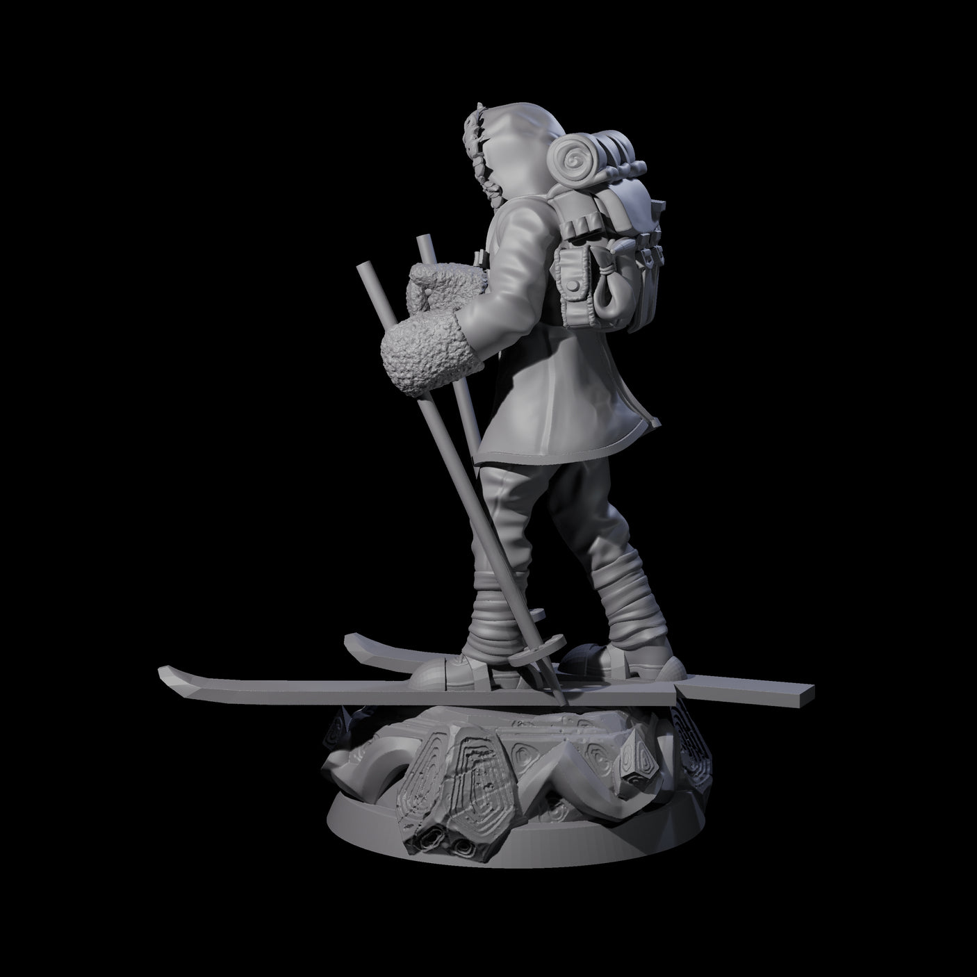 Slow Going Human Investigator Miniature for Dungeons and Dragons, Pathfinder or other TTRPGs
