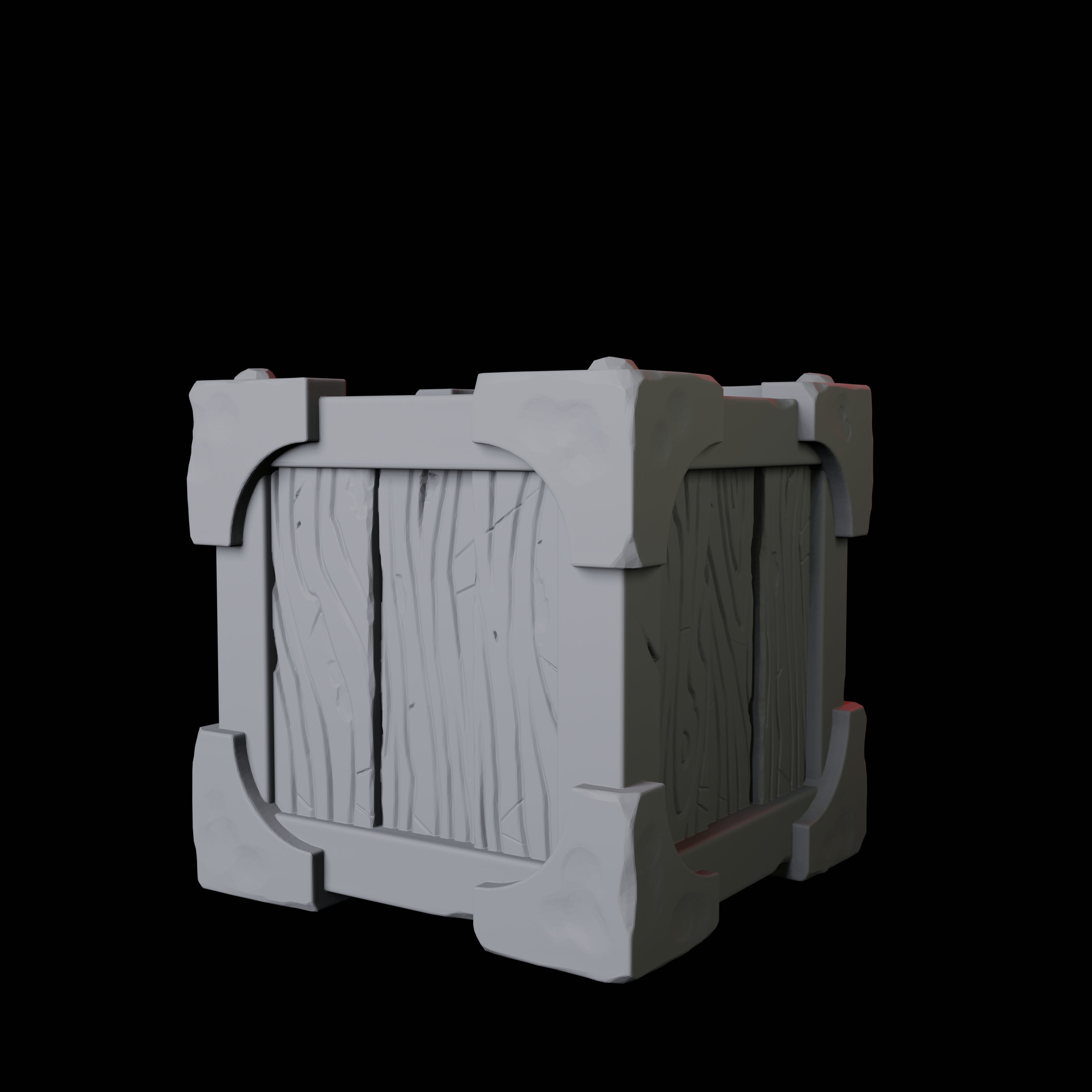 Small Crate Miniature for Dungeons and Dragons, Pathfinder or other TTRPGs
