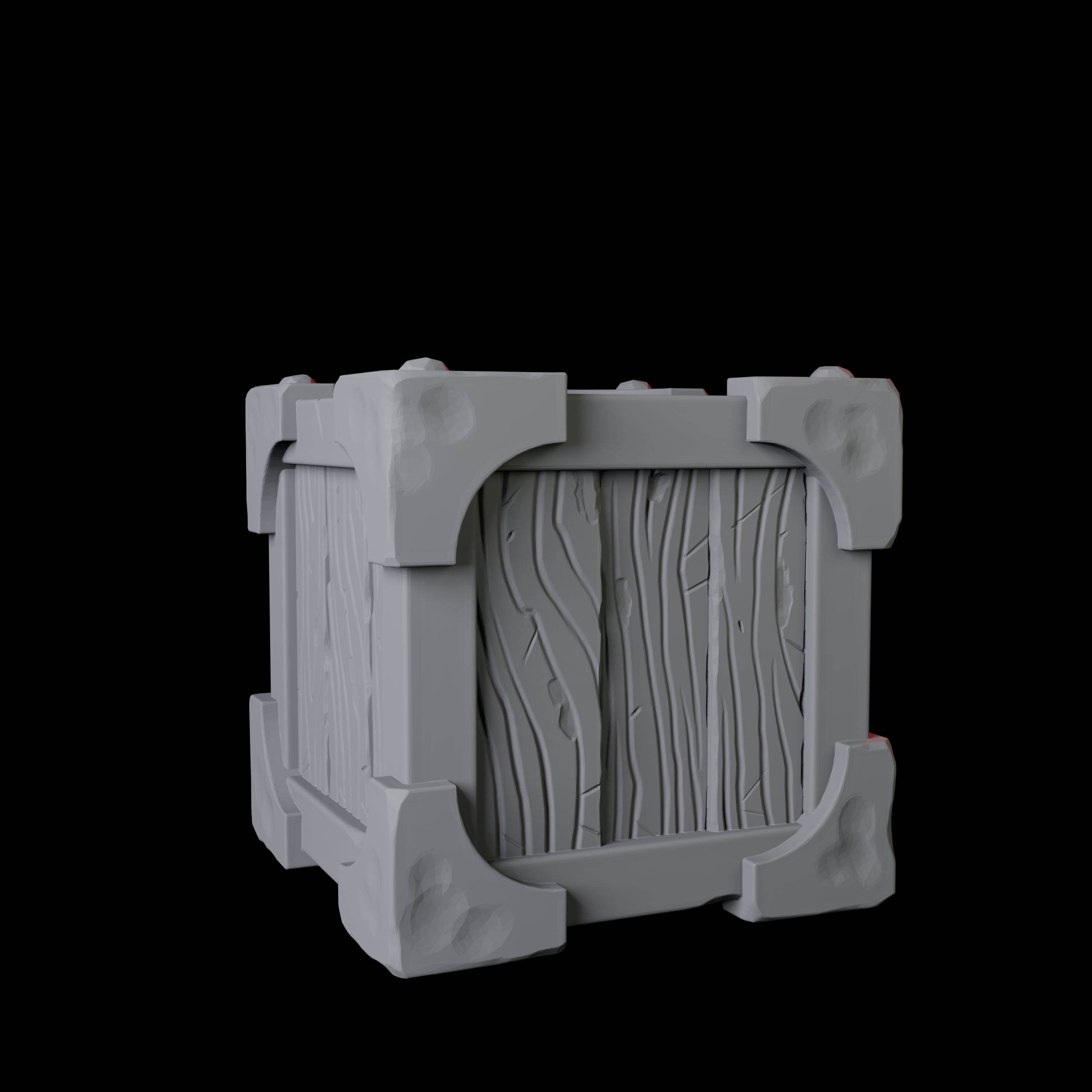 Small Crate Miniature for Dungeons and Dragons, Pathfinder or other TTRPGs