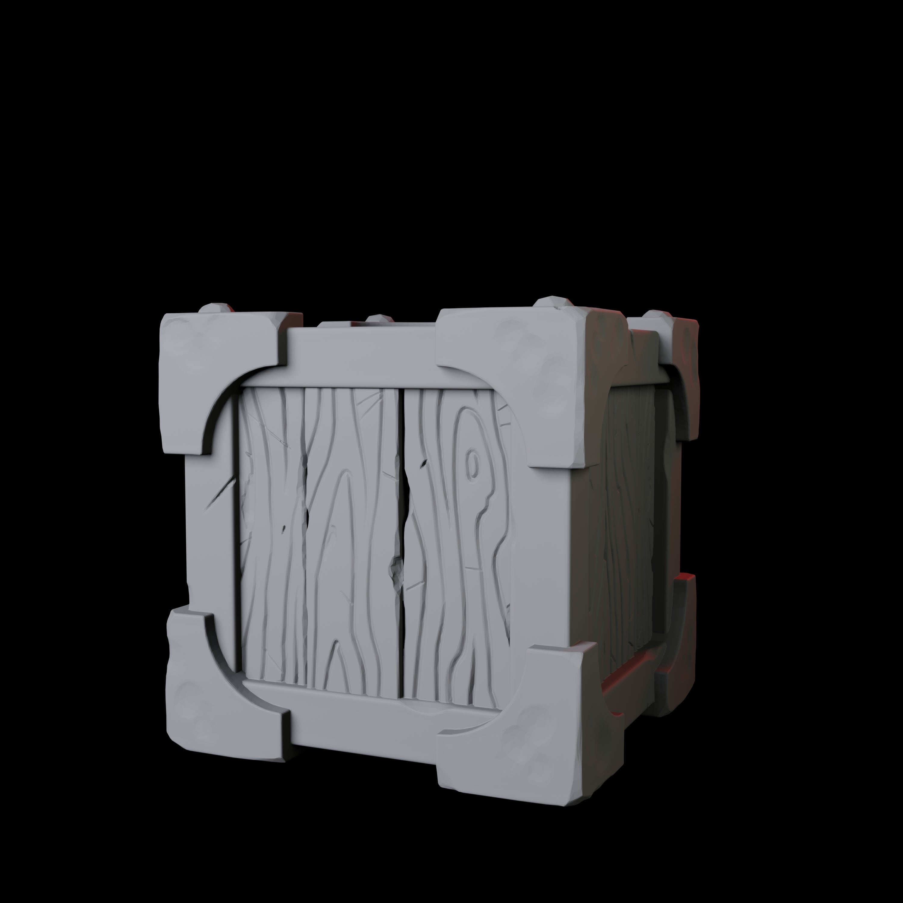 Small Crate Miniature for Dungeons and Dragons, Pathfinder or other TTRPGs