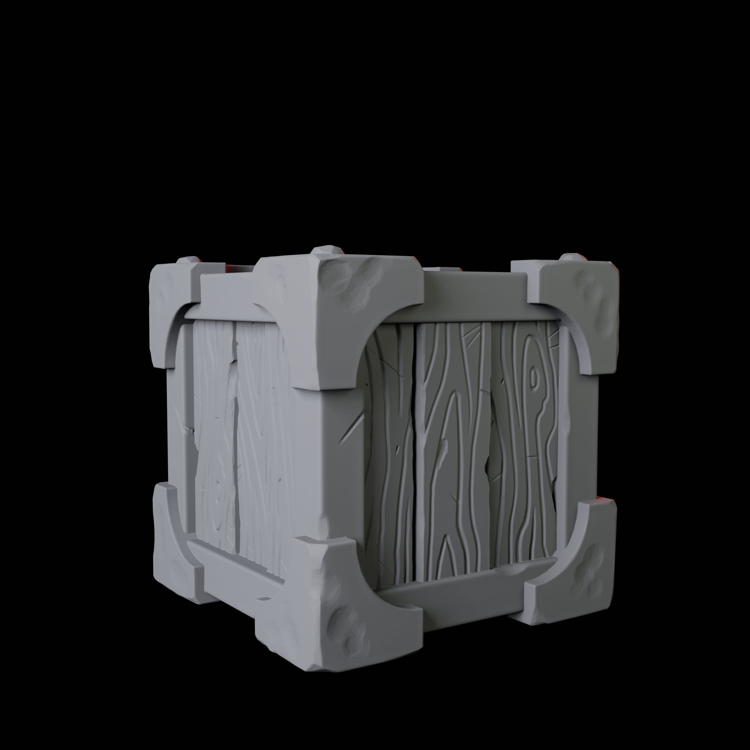 Small Crate Miniature for Dungeons and Dragons, Pathfinder or other TTRPGs