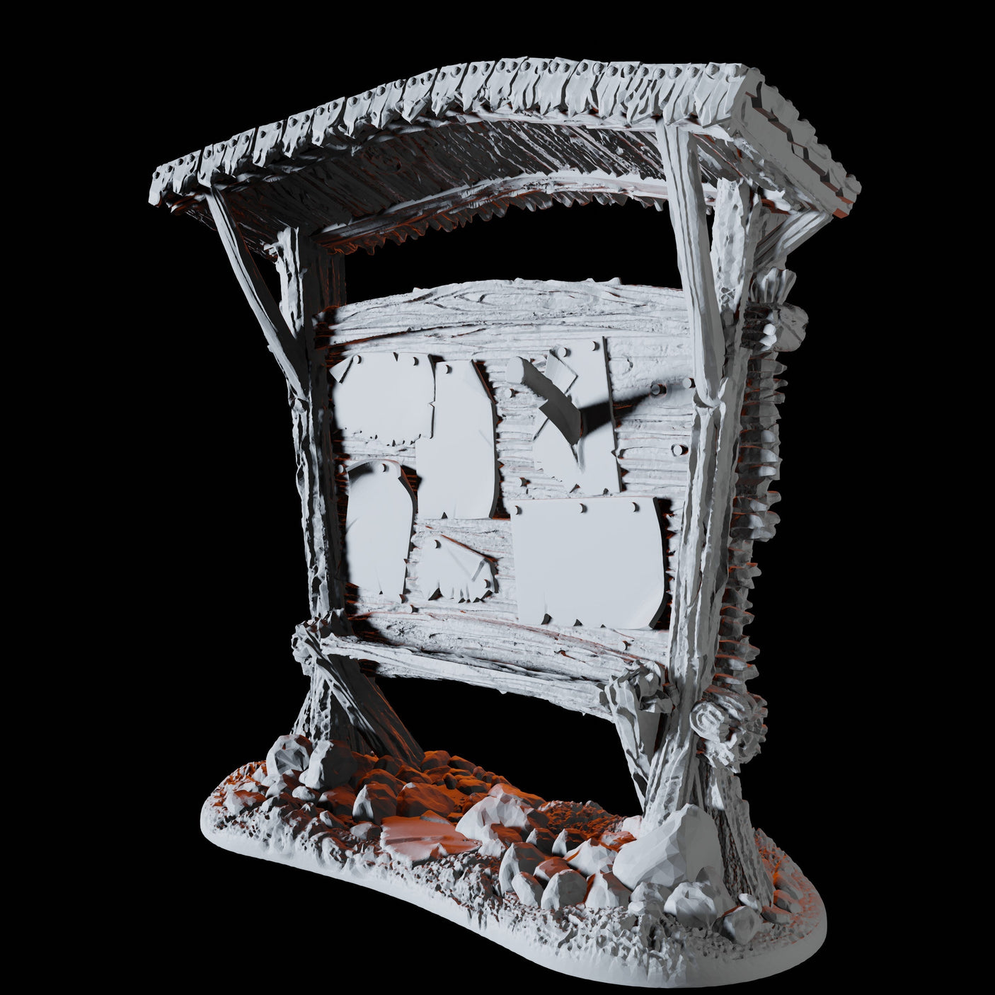 Small Questboard Miniature for Dungeons and Dragons, Pathfinder or other TTRPGs