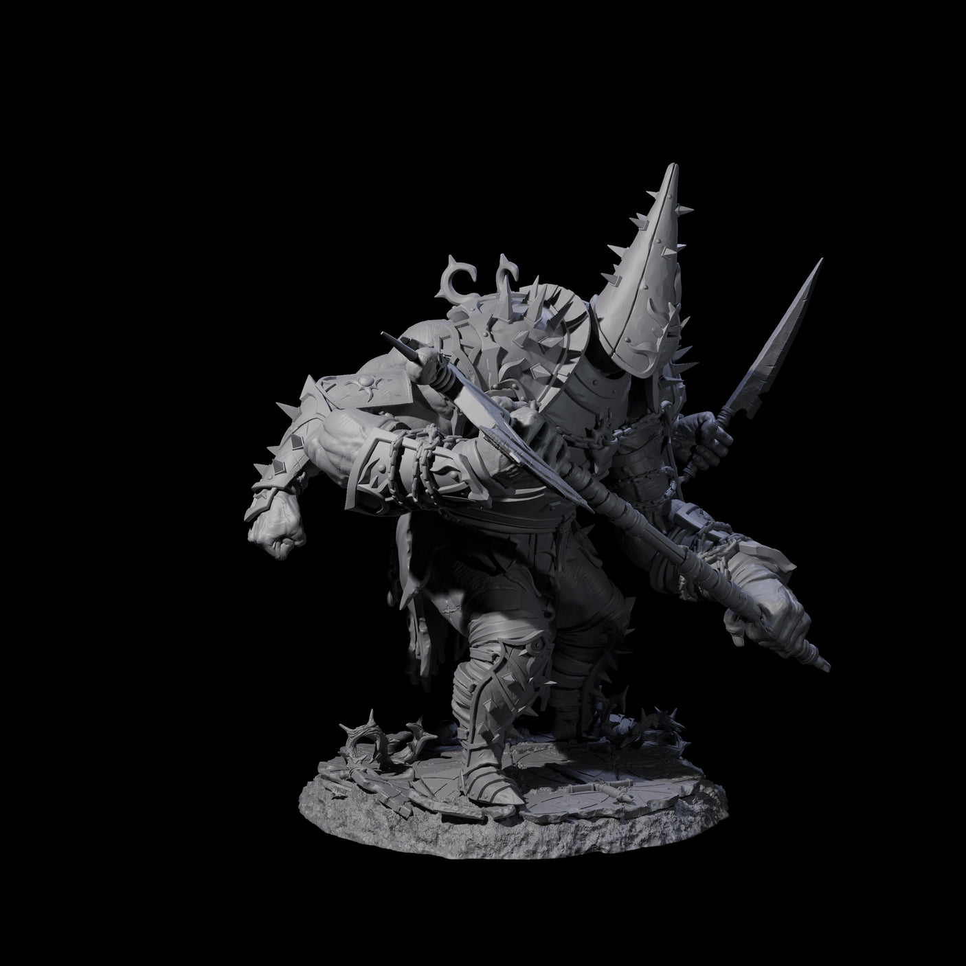 Smashing Helmed Horror A Miniature for Dungeons and Dragons, Pathfinder or other TTRPGs